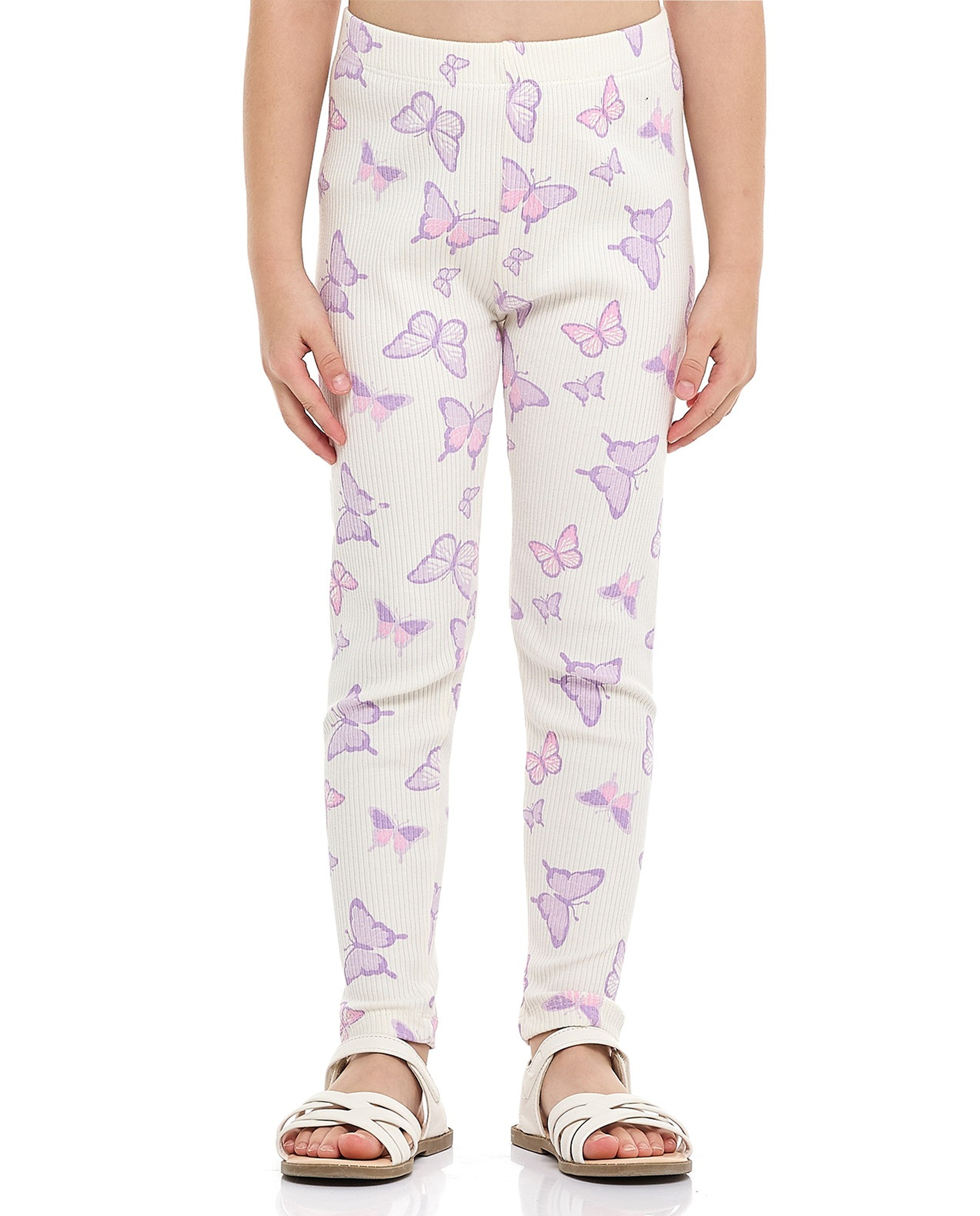 2 Pack Leggings with Elastic Waist