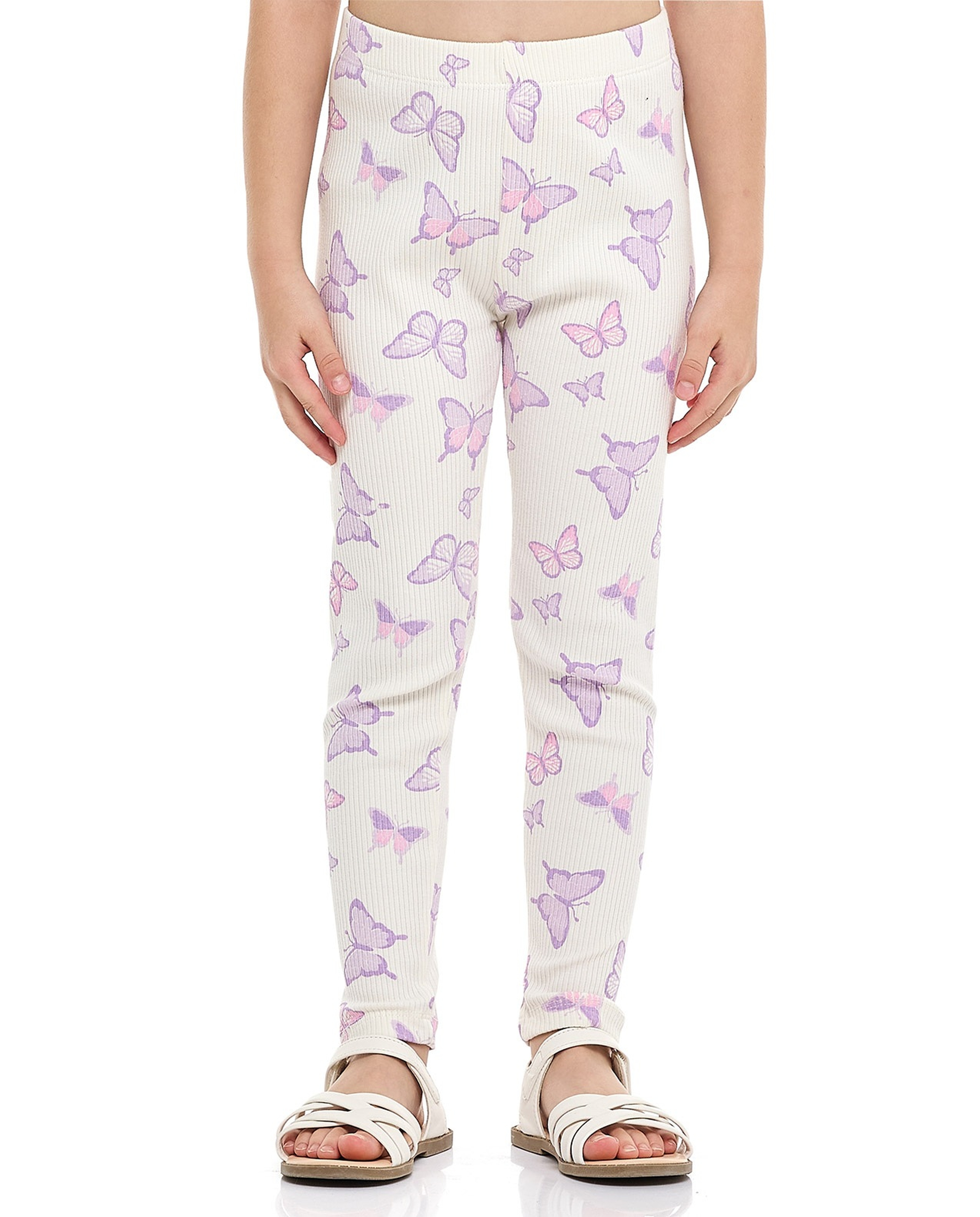 2 Pack Leggings with Elastic Waist