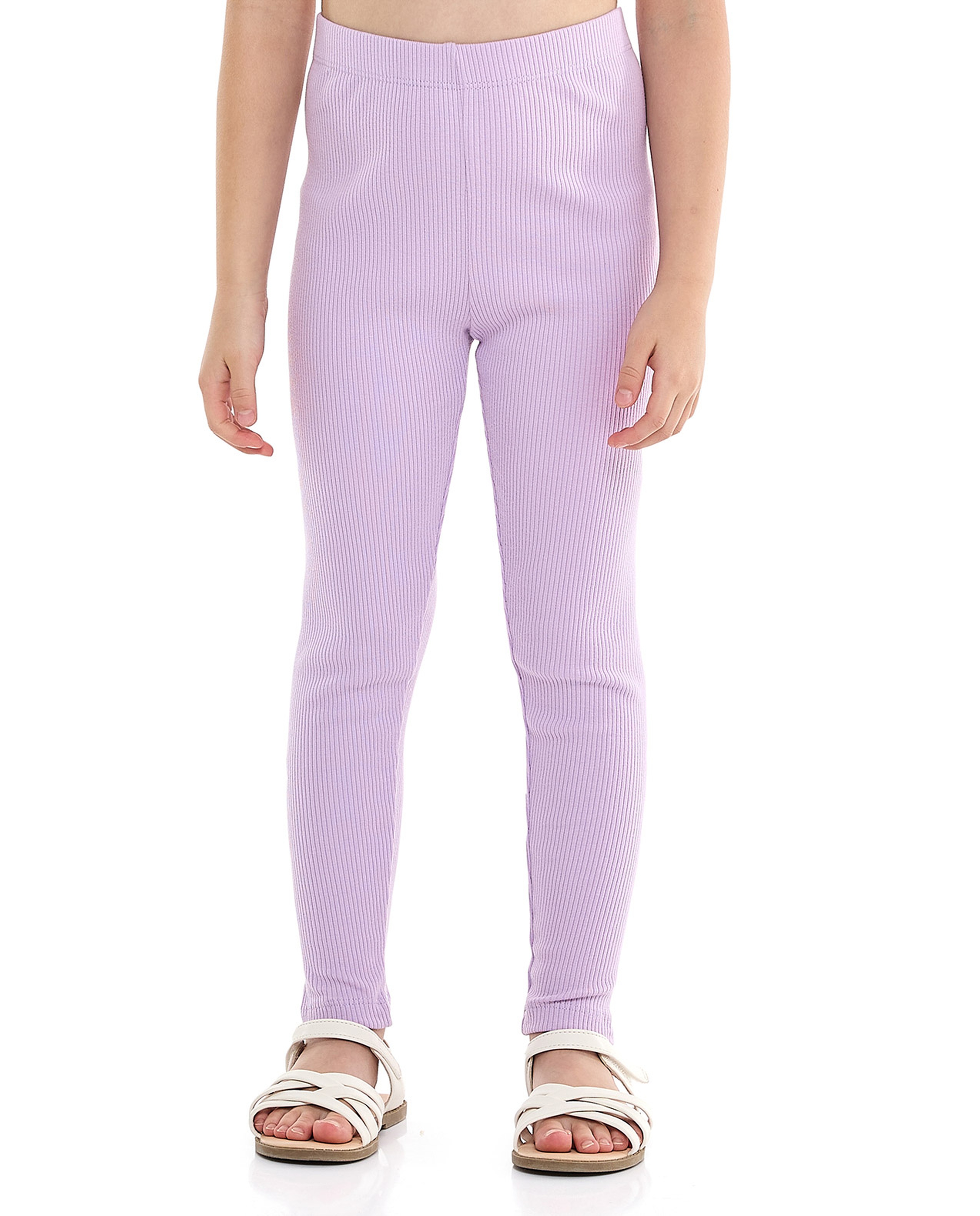 2 Pack Leggings with Elastic Waist