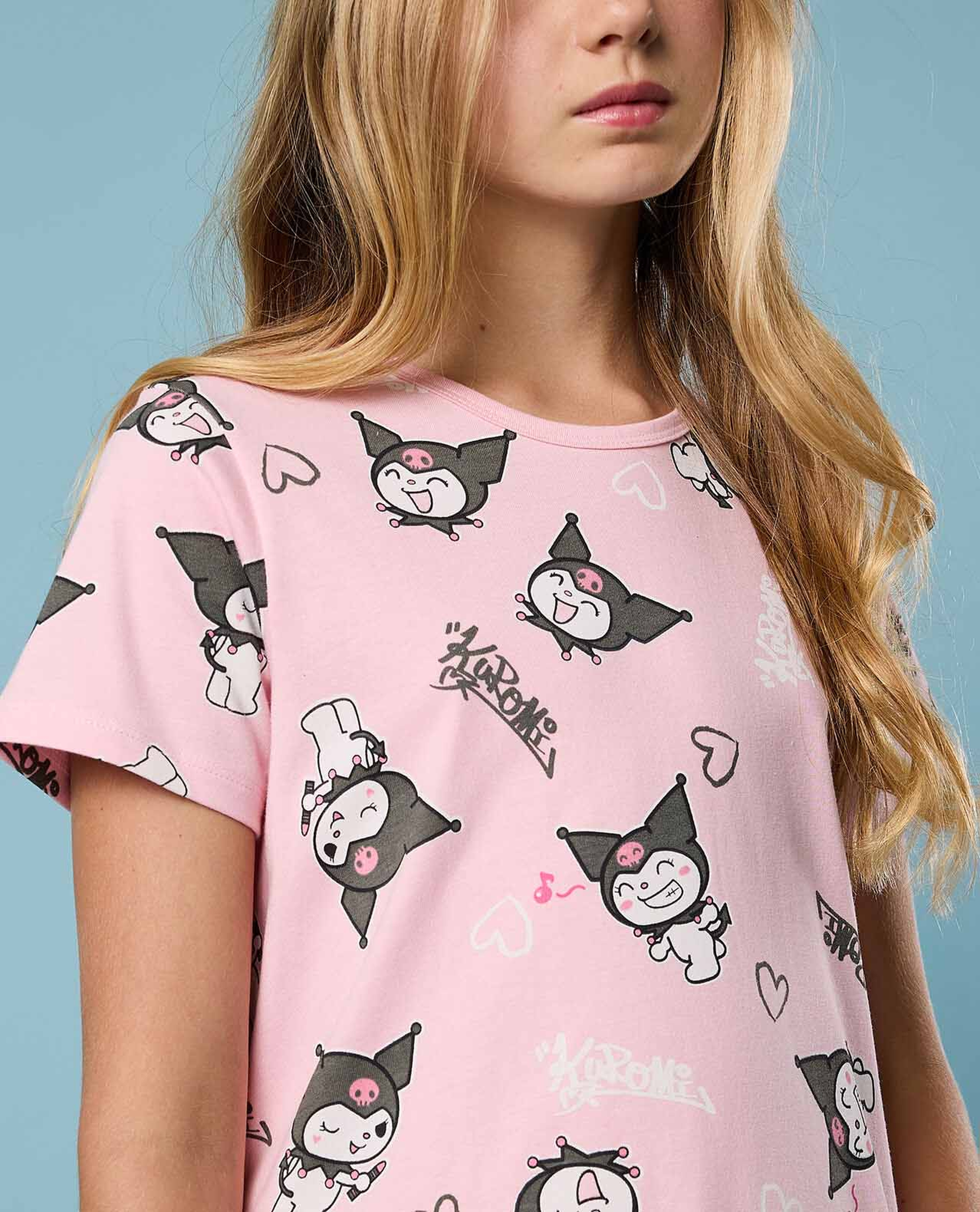 2 Pack Kuromi Print Nightdresses