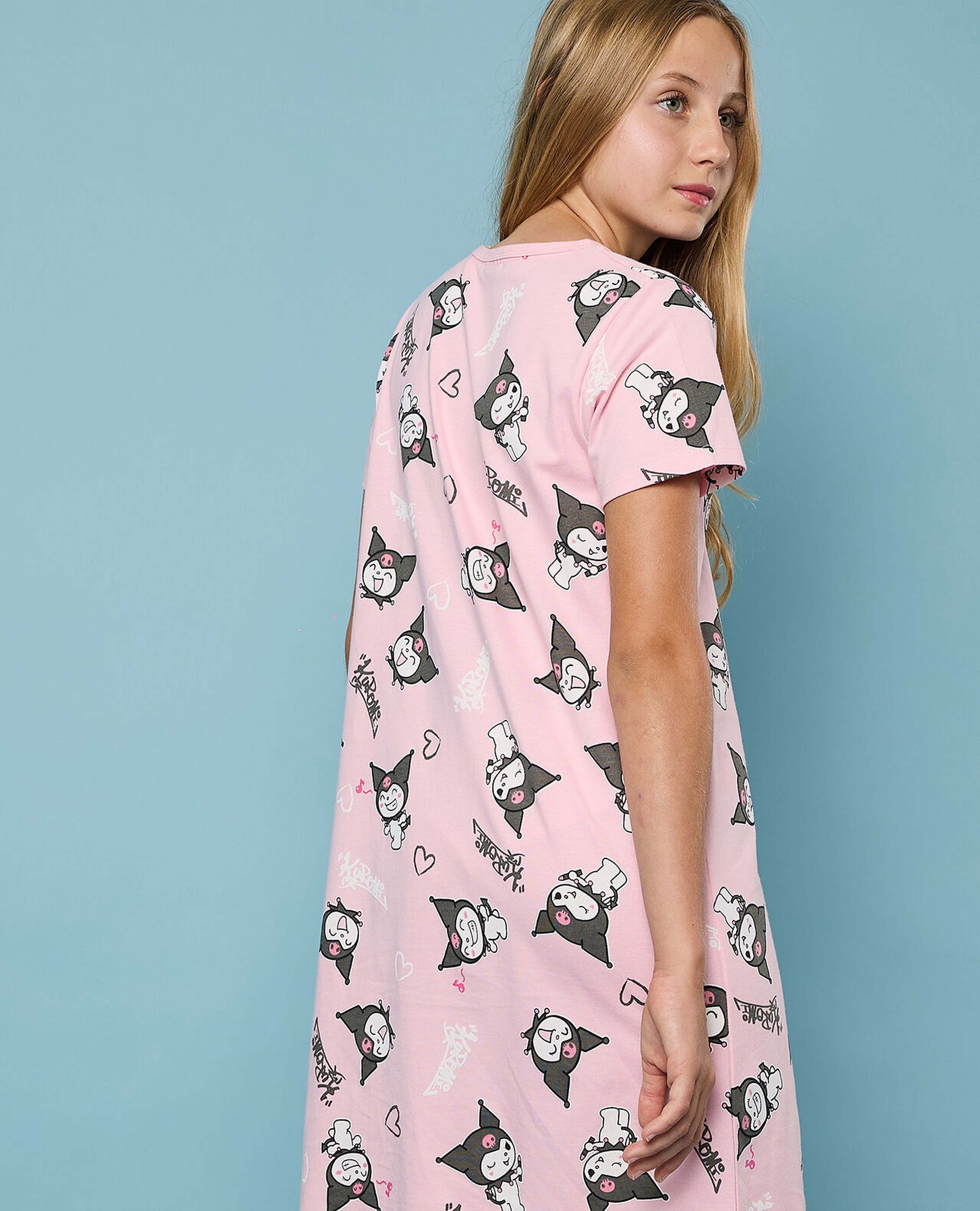 2 Pack Kuromi Print Nightdresses