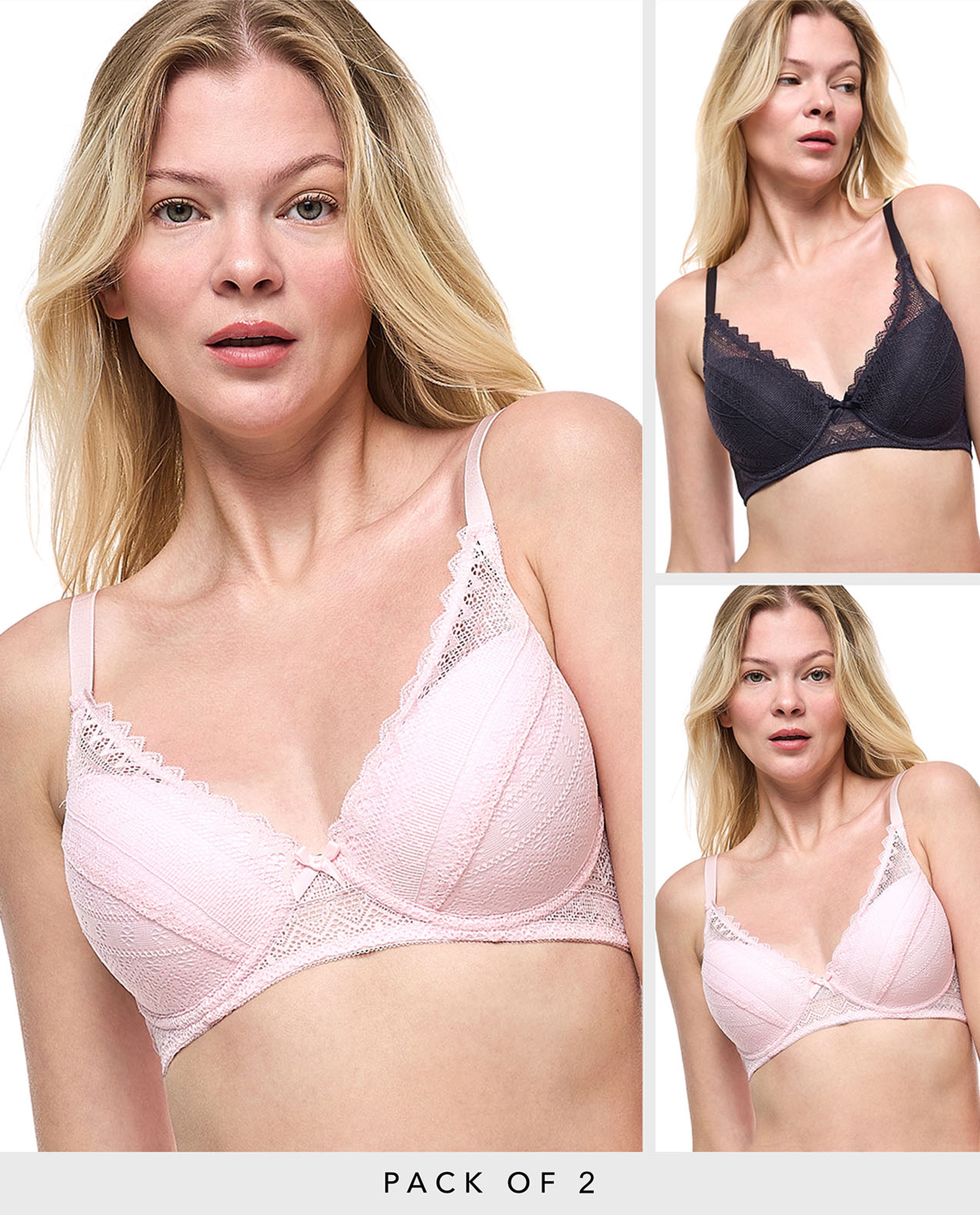 2 Pack Full Cup Bras