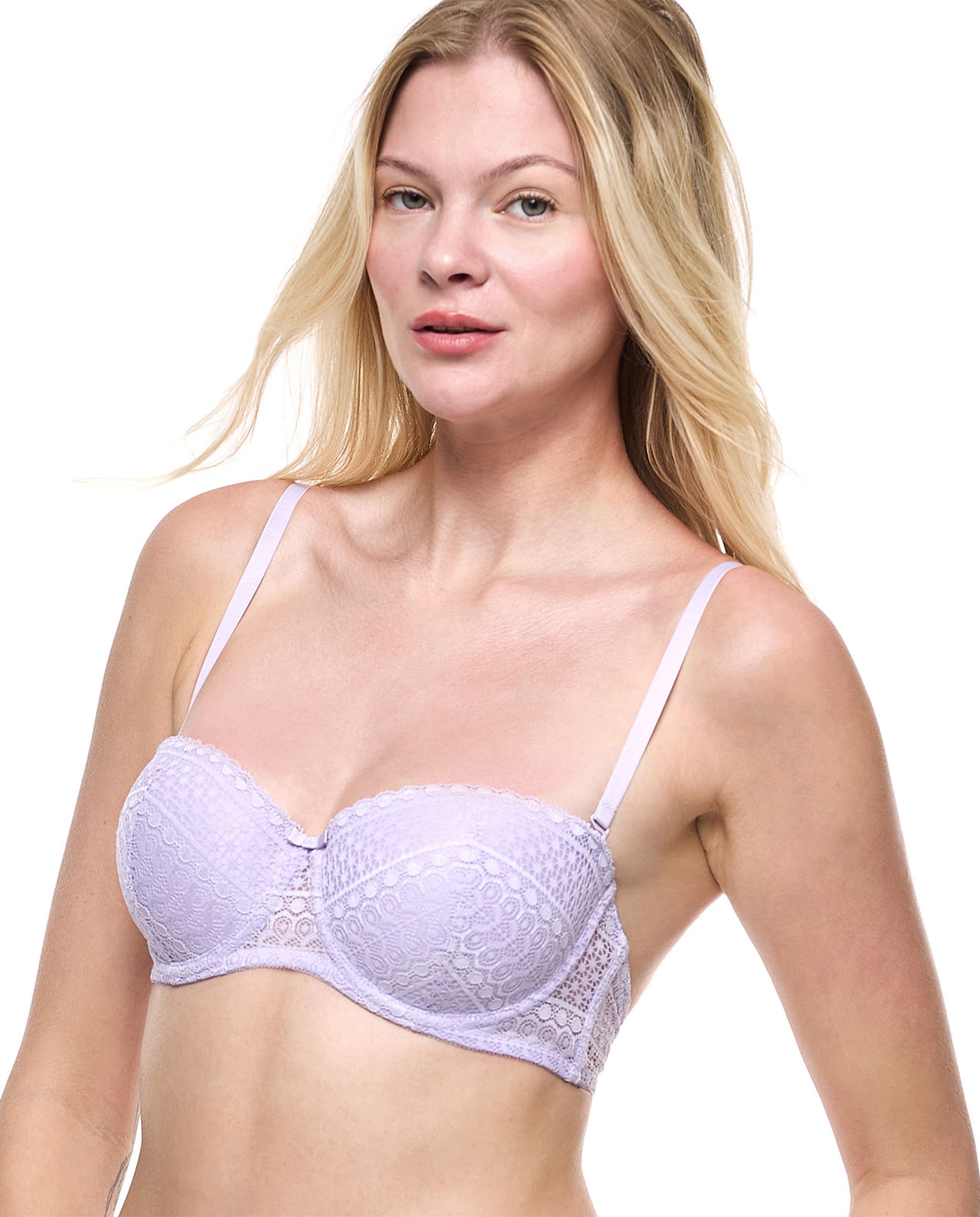 2 Pack Lace Strapless Bras