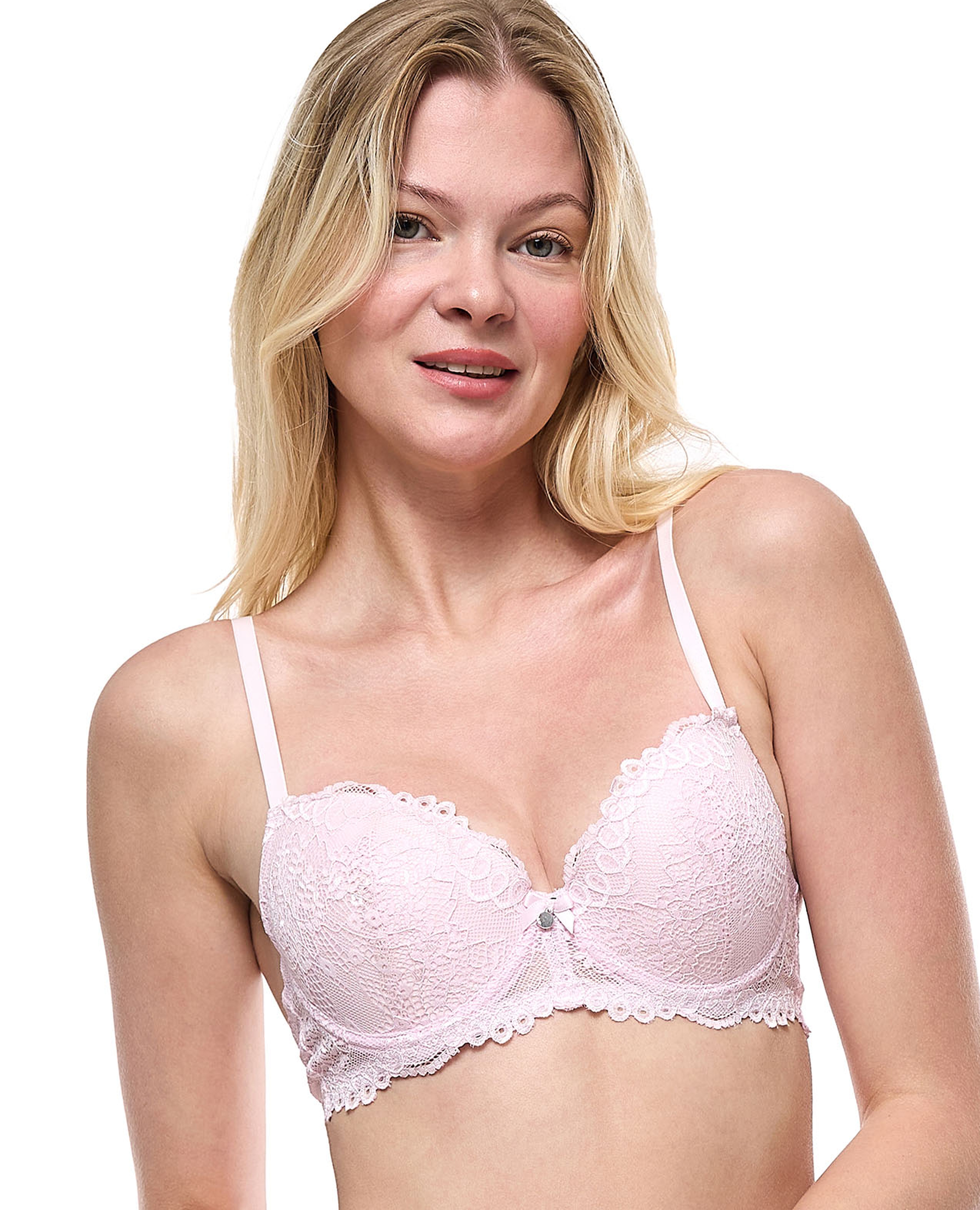 حمالة صدر غير مبطنة بدانتيل بدون سلك