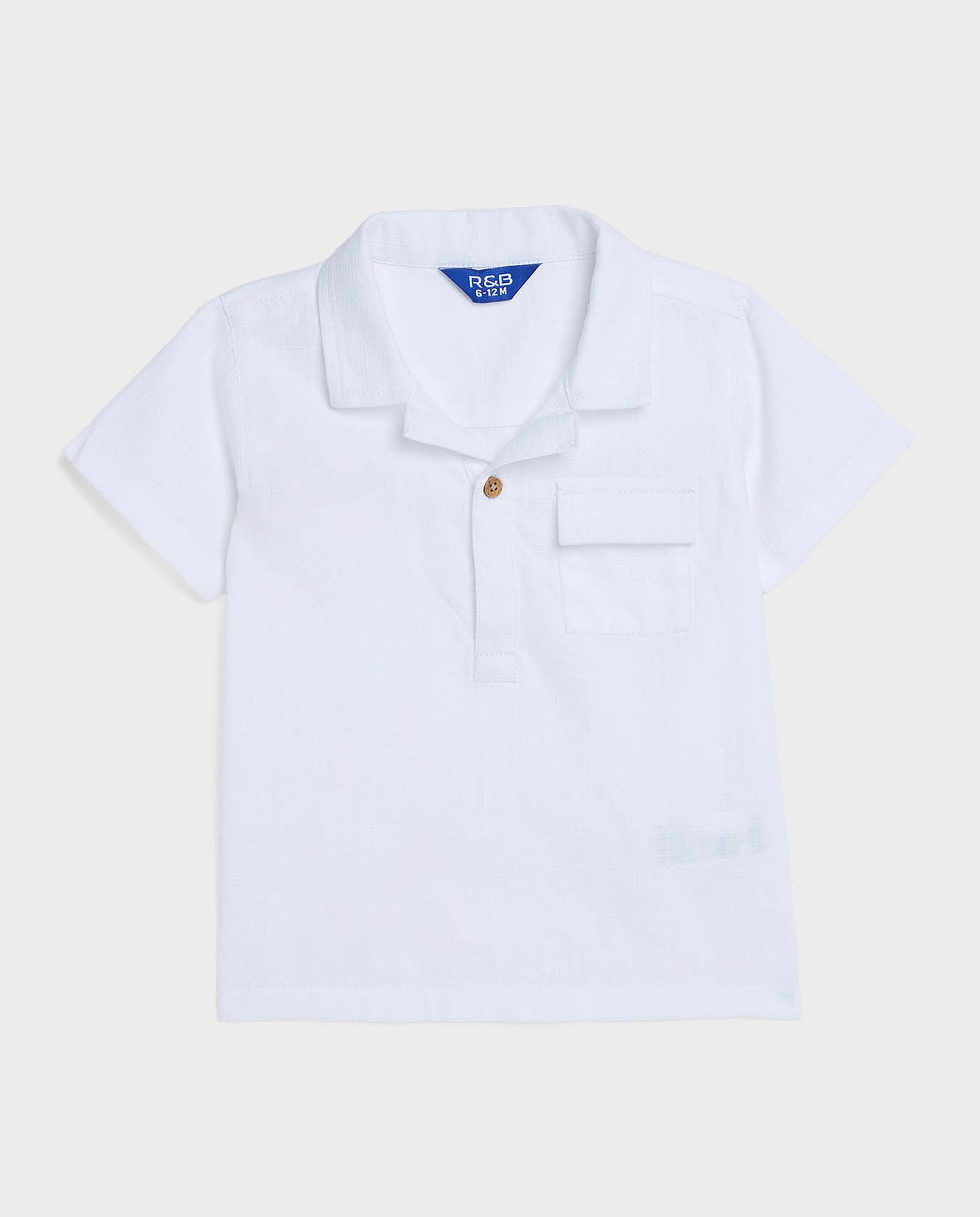 Solid Shirt and Shorts Set