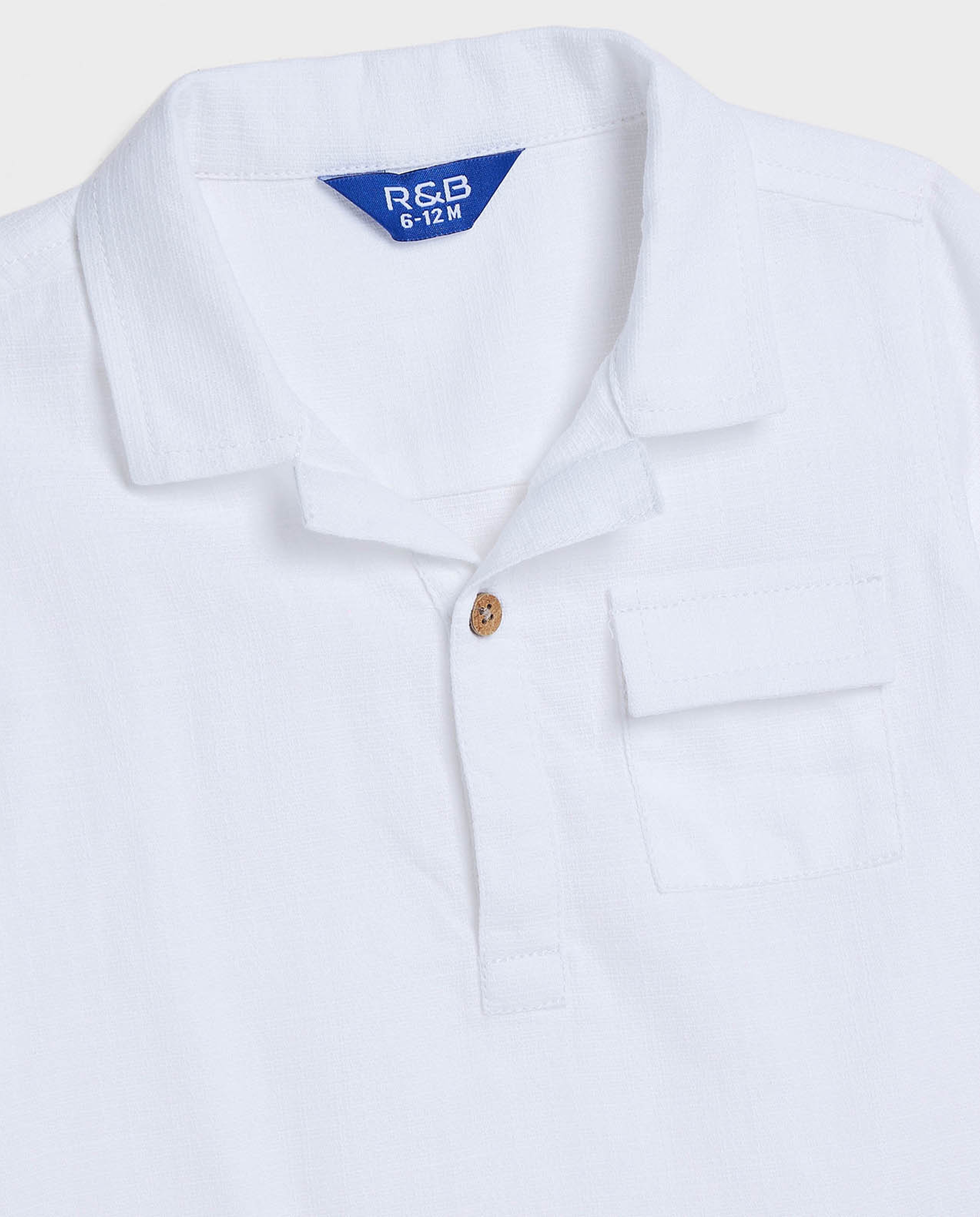 Solid Shirt and Shorts Set