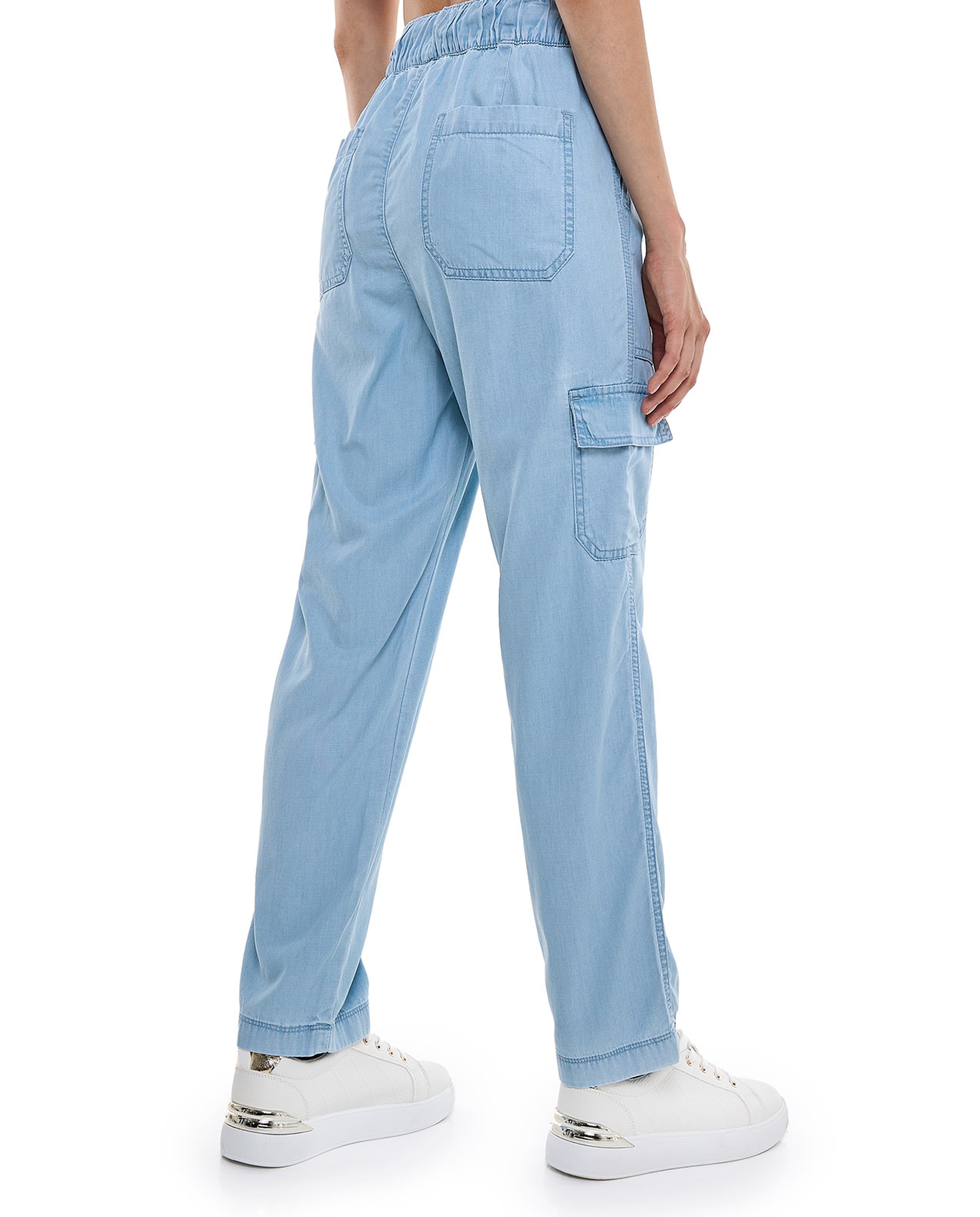 بنطال كارغو برباط على الخصر