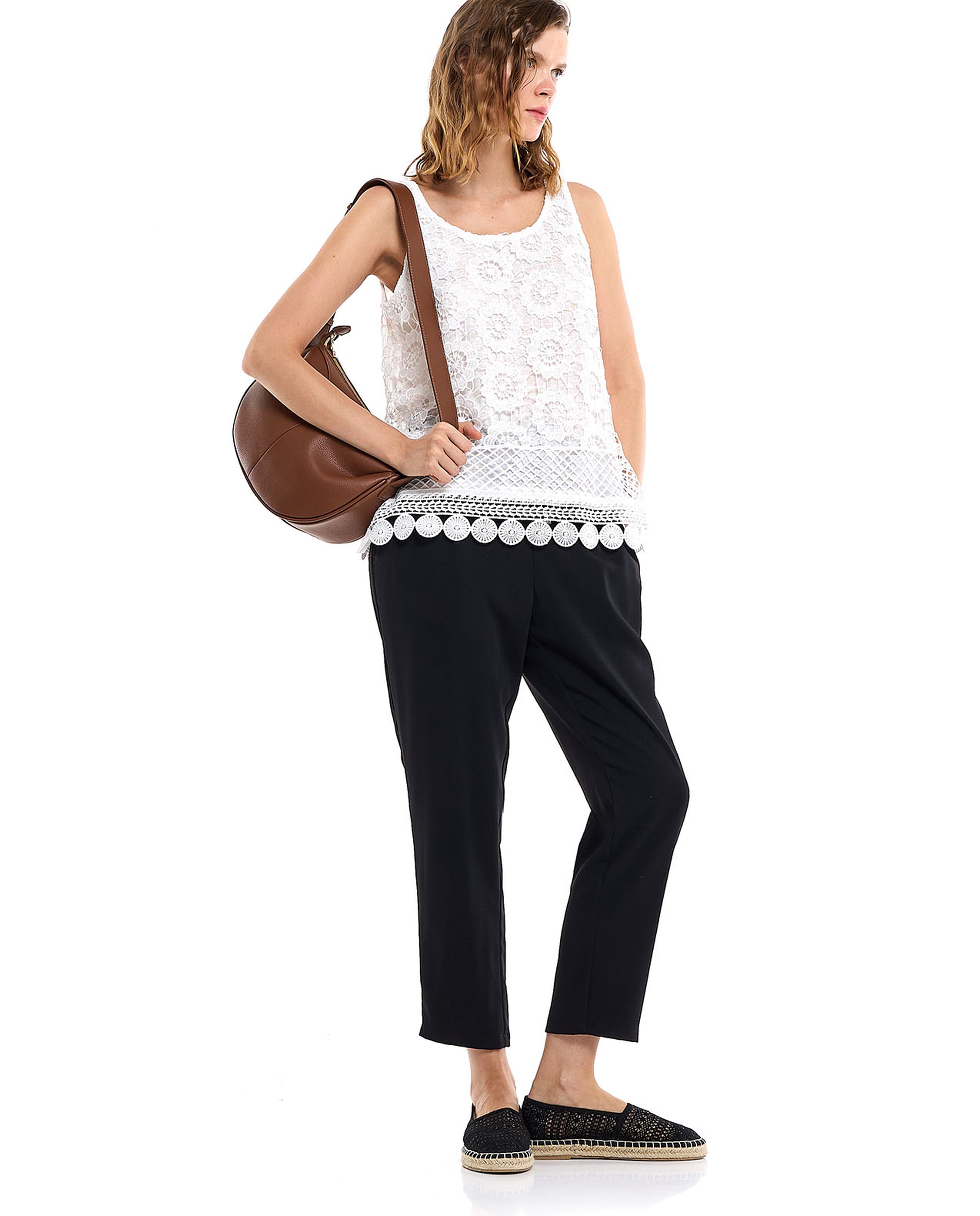 Laced Sleeveless Top