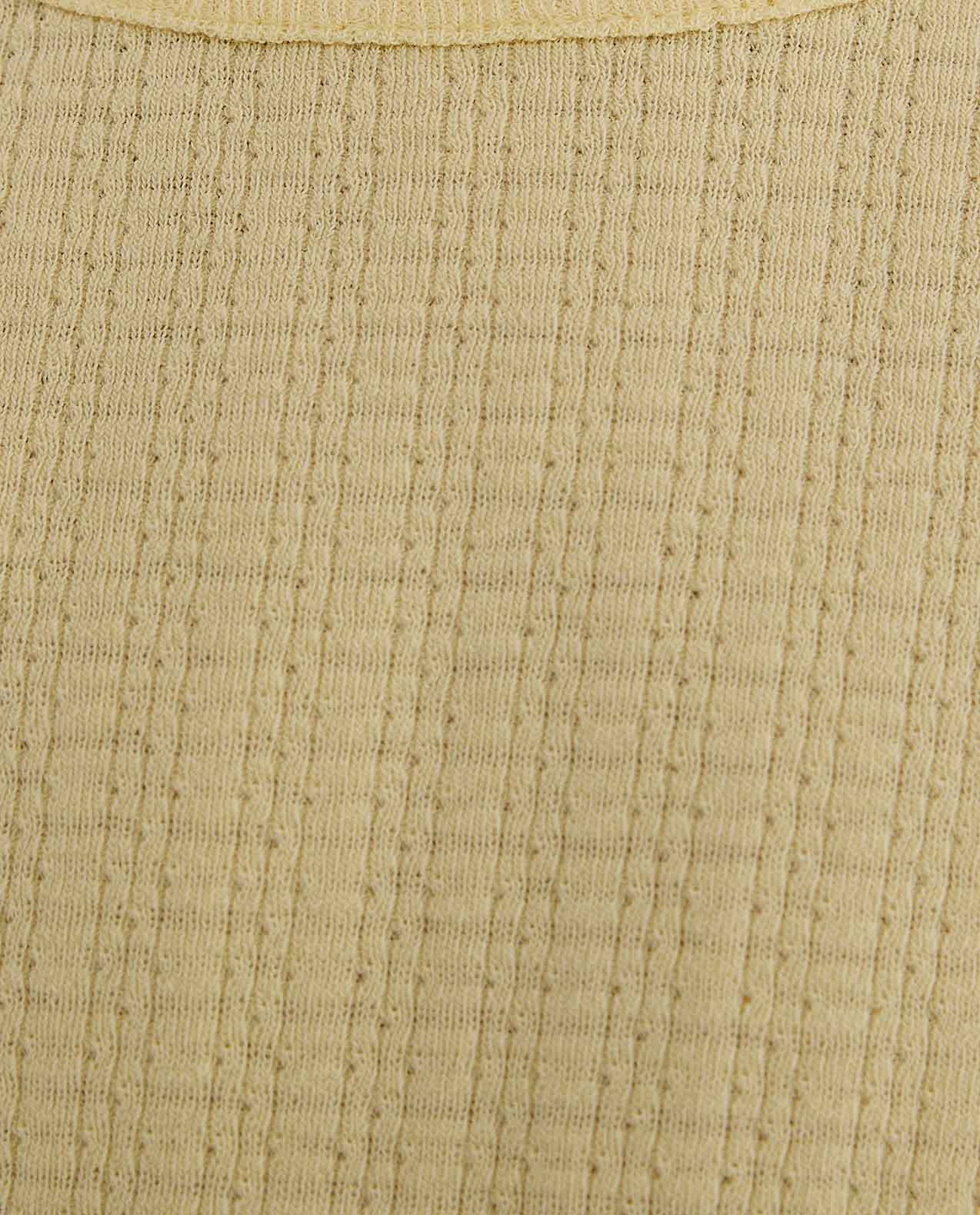 Textured Top with Crew Neck and Short Sleeves