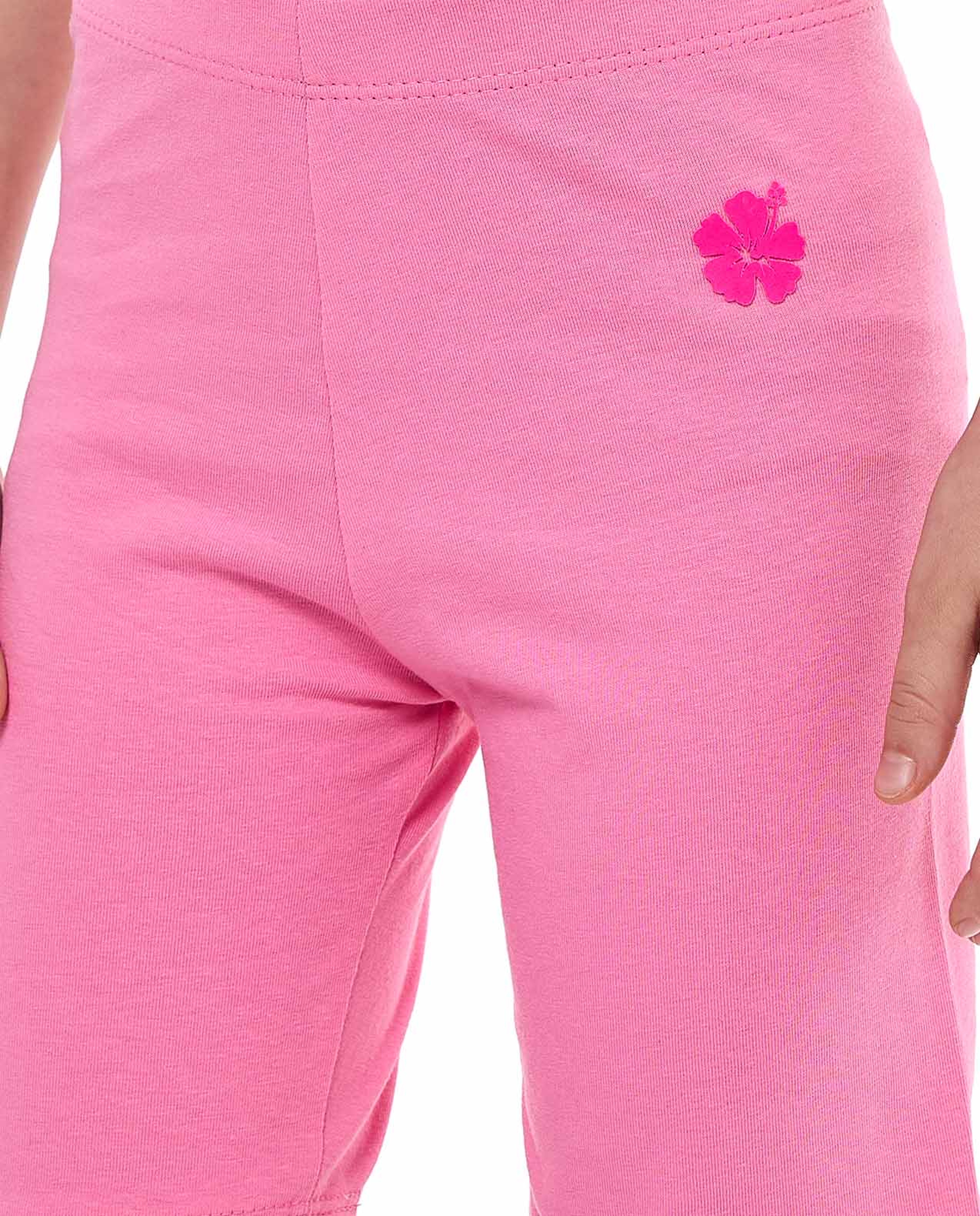 Knit Shorts with Elastic Waist