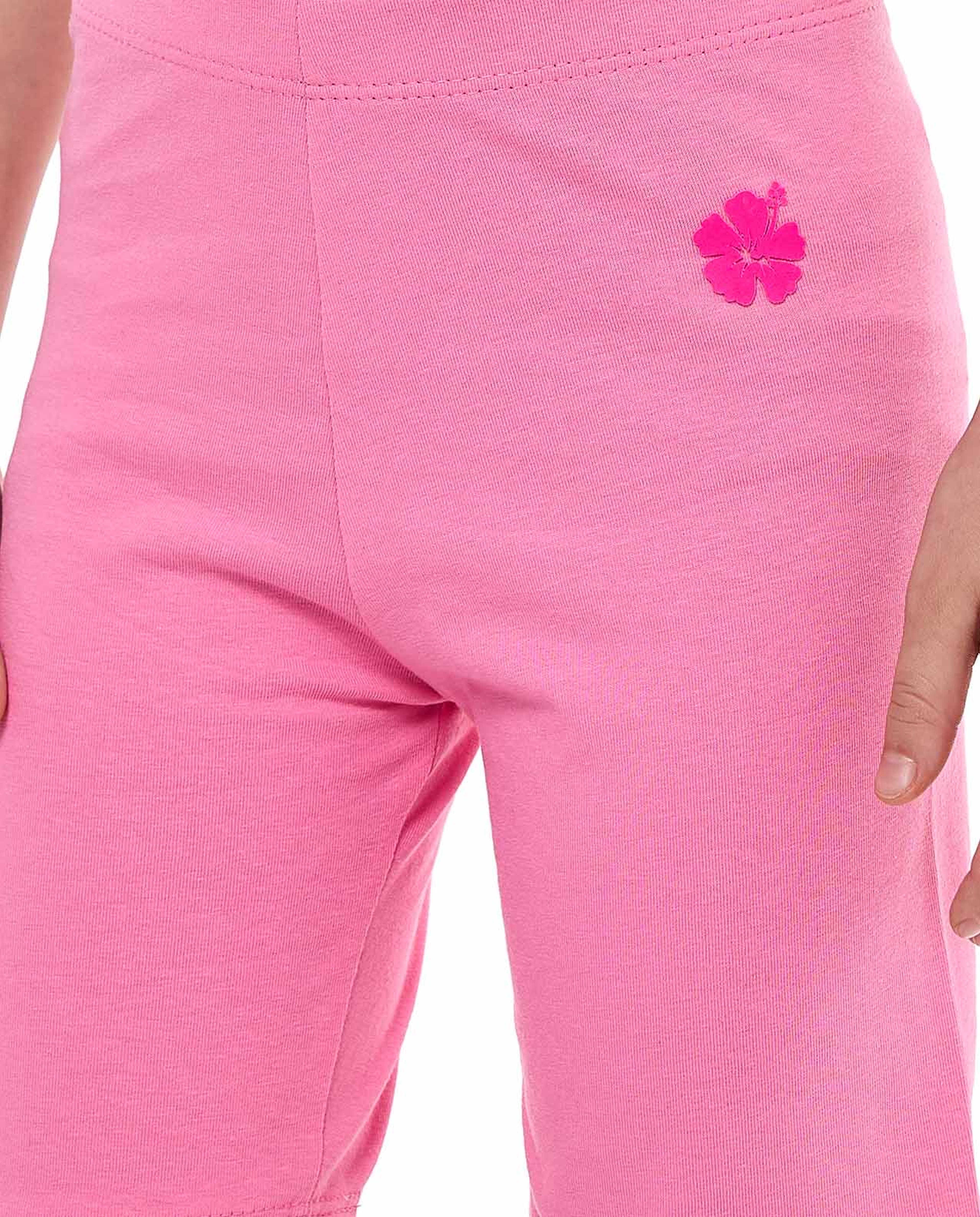 Knit Shorts with Elastic Waist