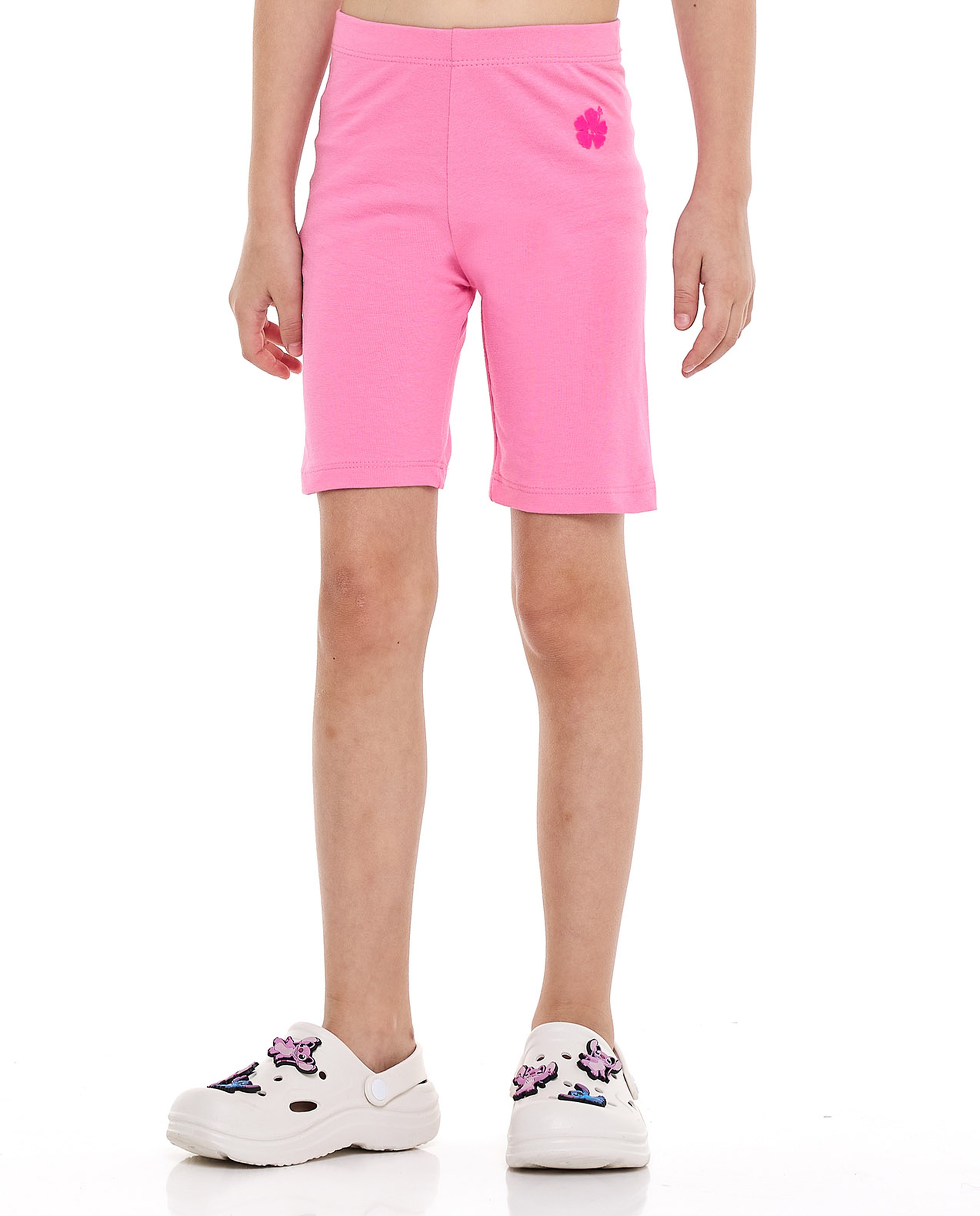 Knit Shorts with Elastic Waist