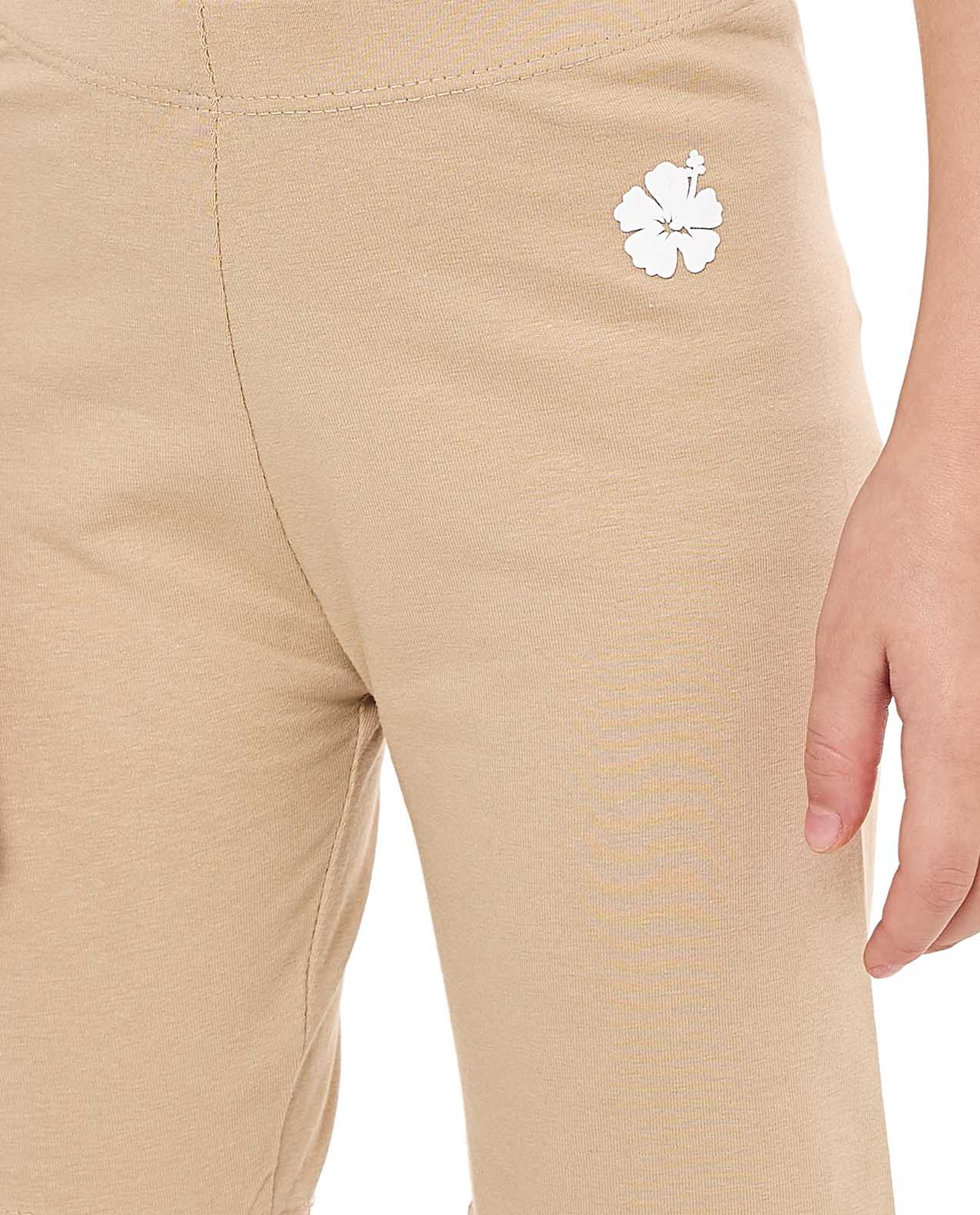 Knit Shorts with Elastic Waist