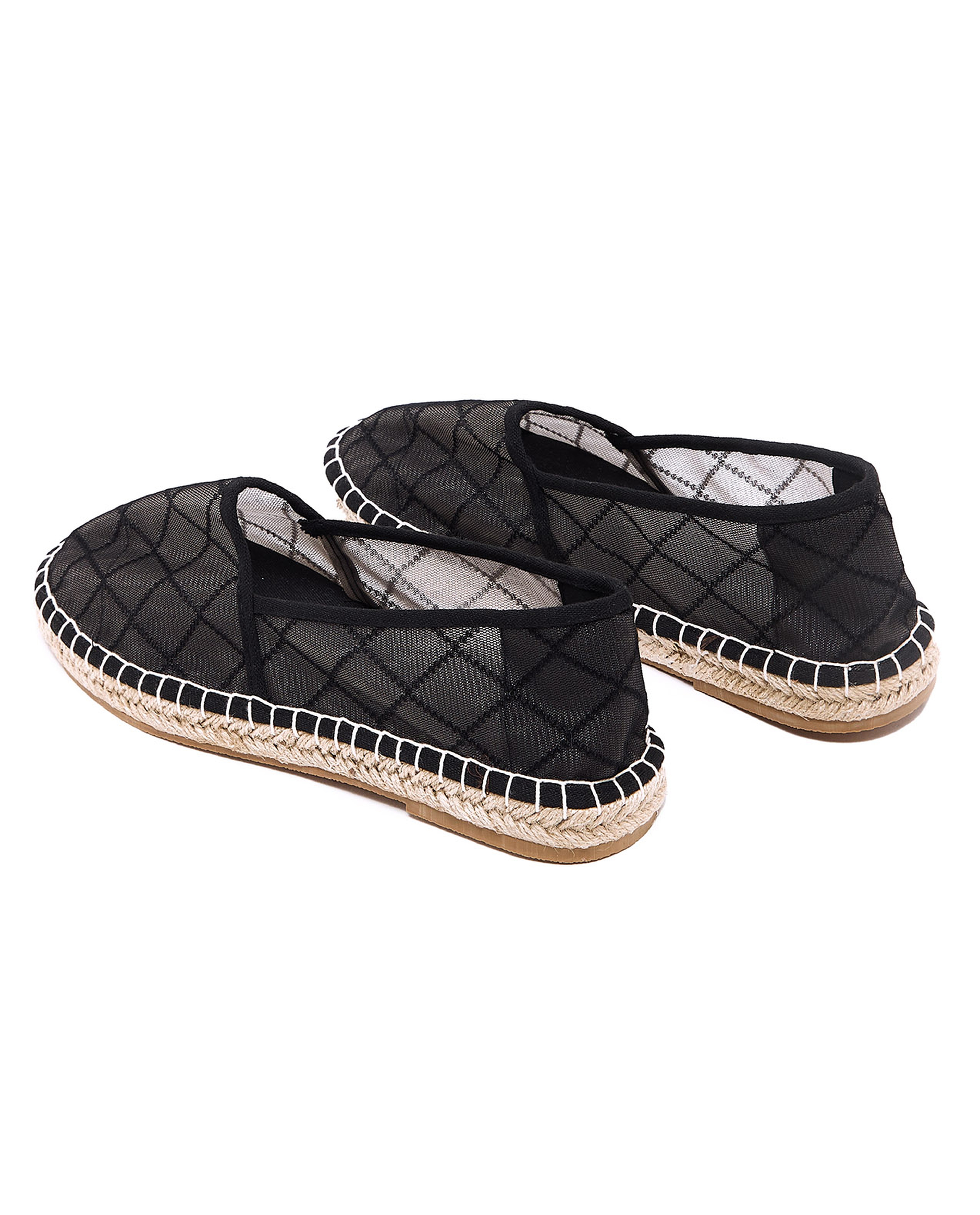 Mesh Slip On Espadrille Shoes