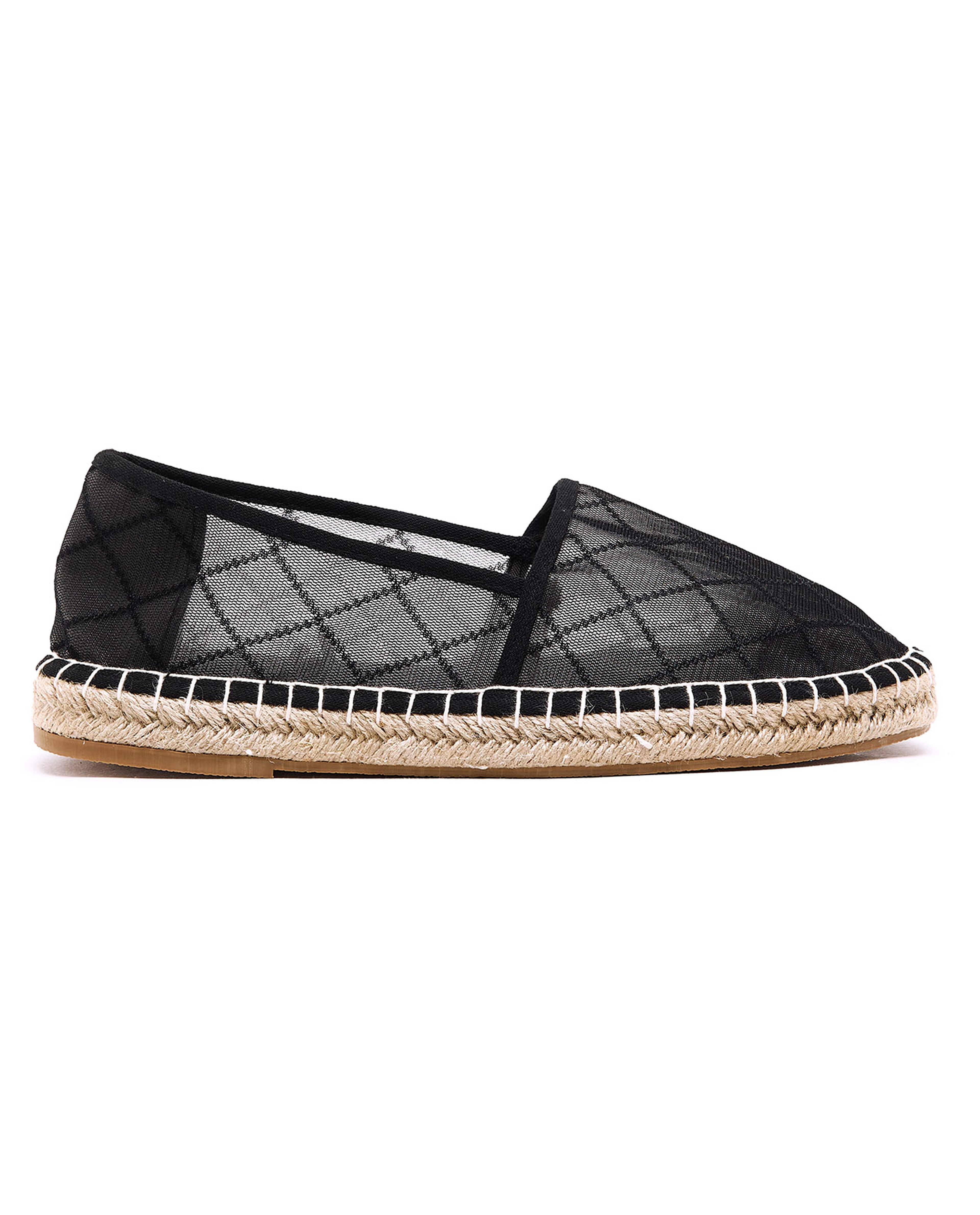 Mesh Slip On Espadrille Shoes