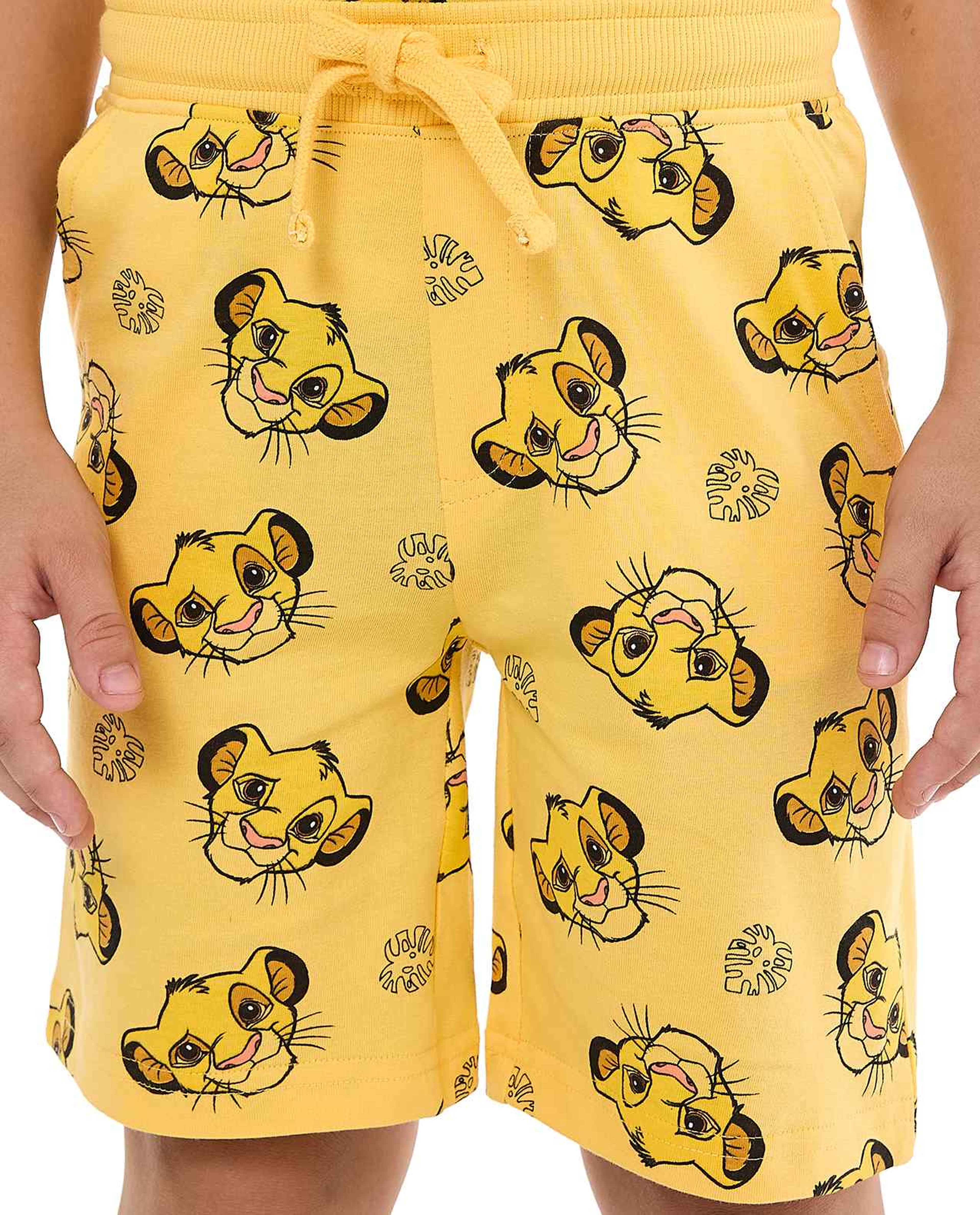 2 Pack Simba Print Shorts with Drawstring Waist
