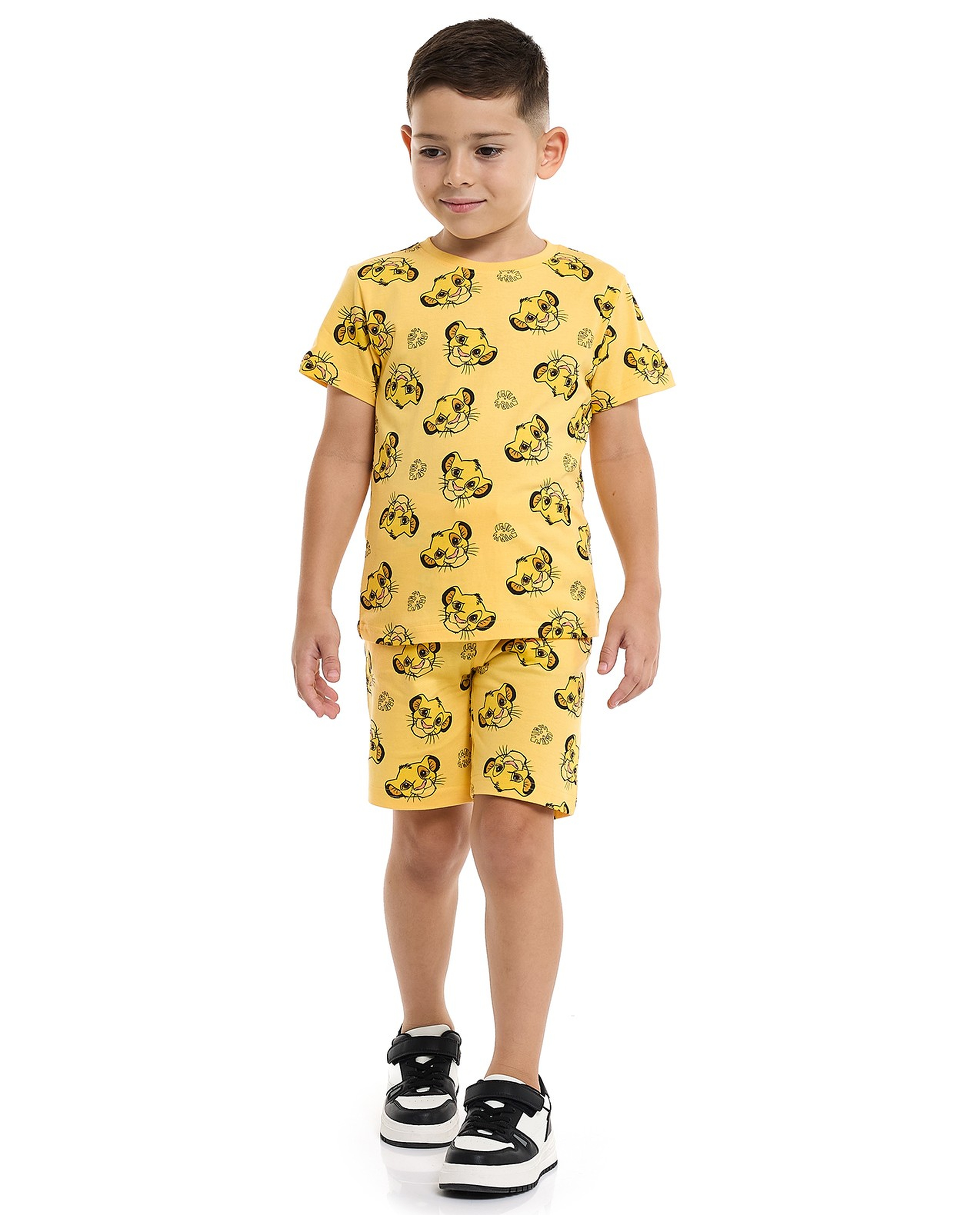 2 Pack Simba Print Shorts with Drawstring Waist