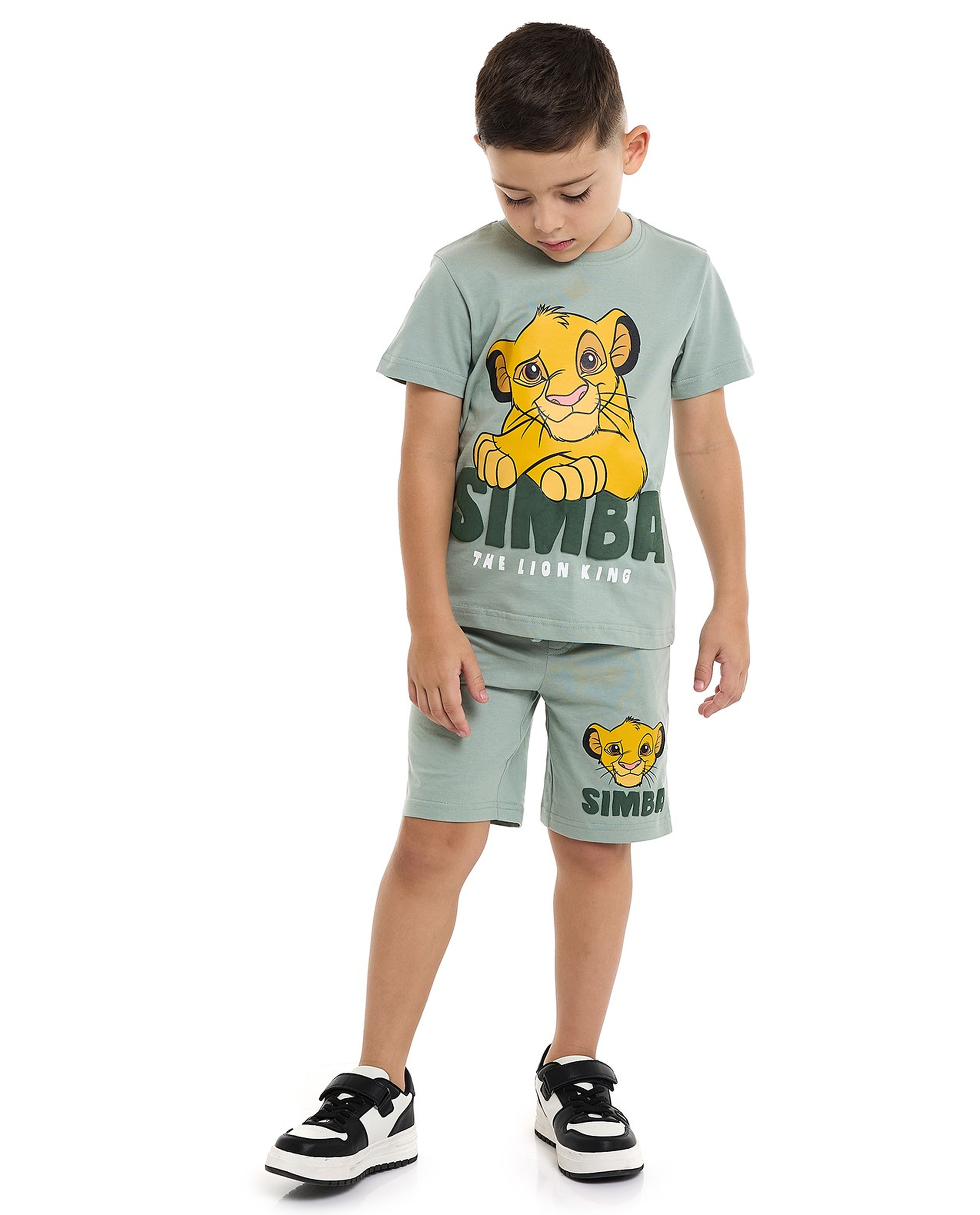 2 Pack Simba Print Shorts with Drawstring Waist