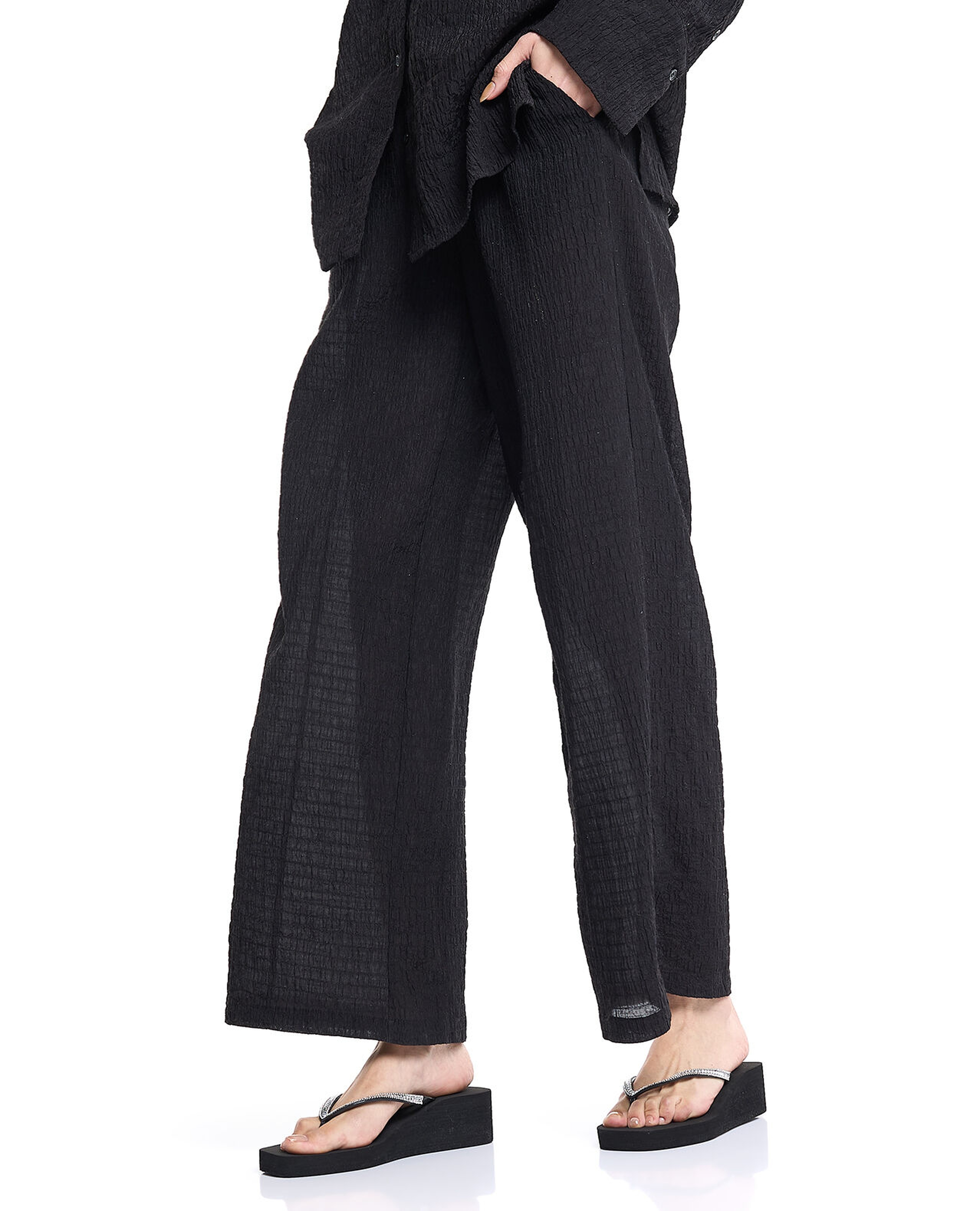 Embellished Platform Flip-Flops