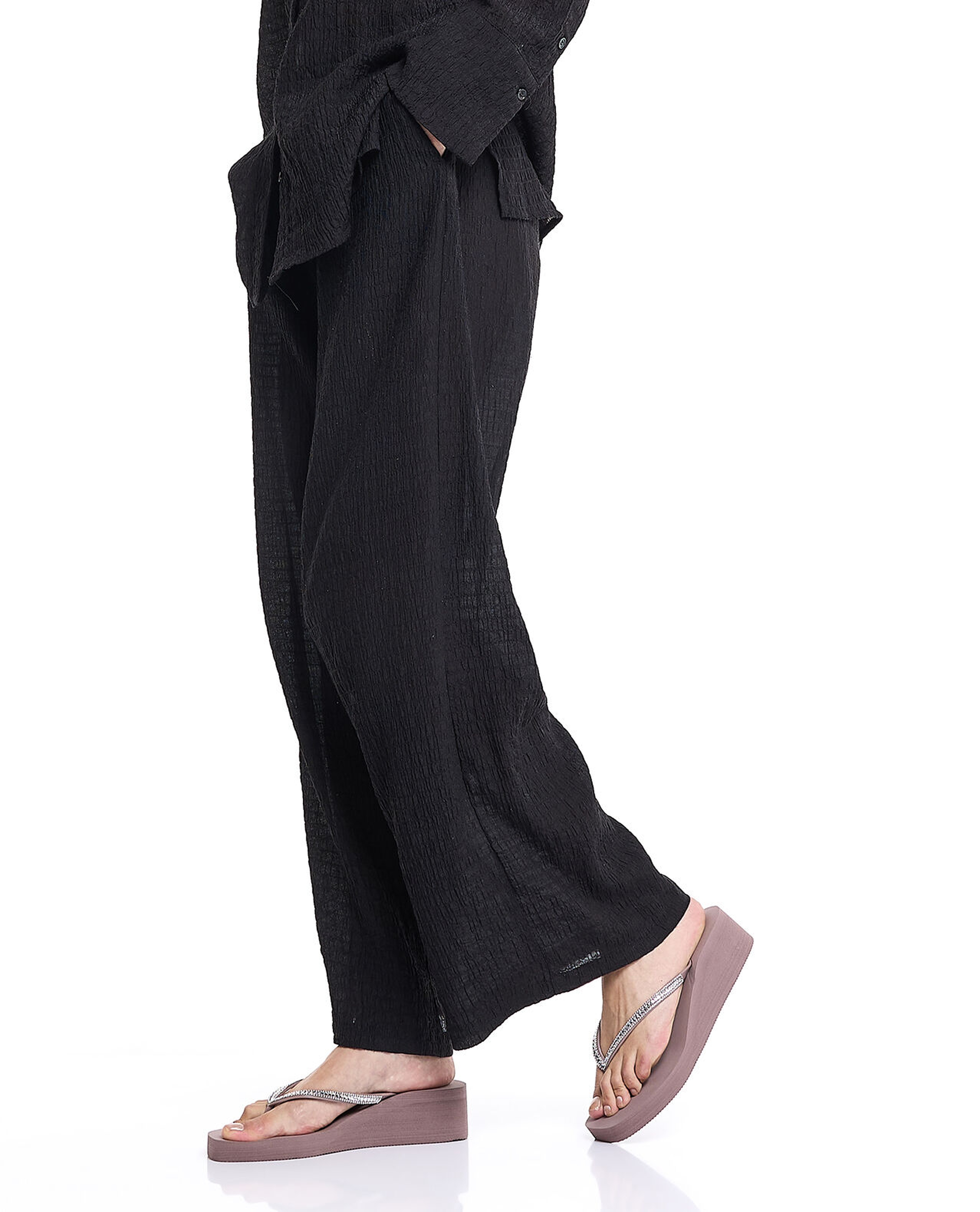 Embellished Platform Flip-Flops