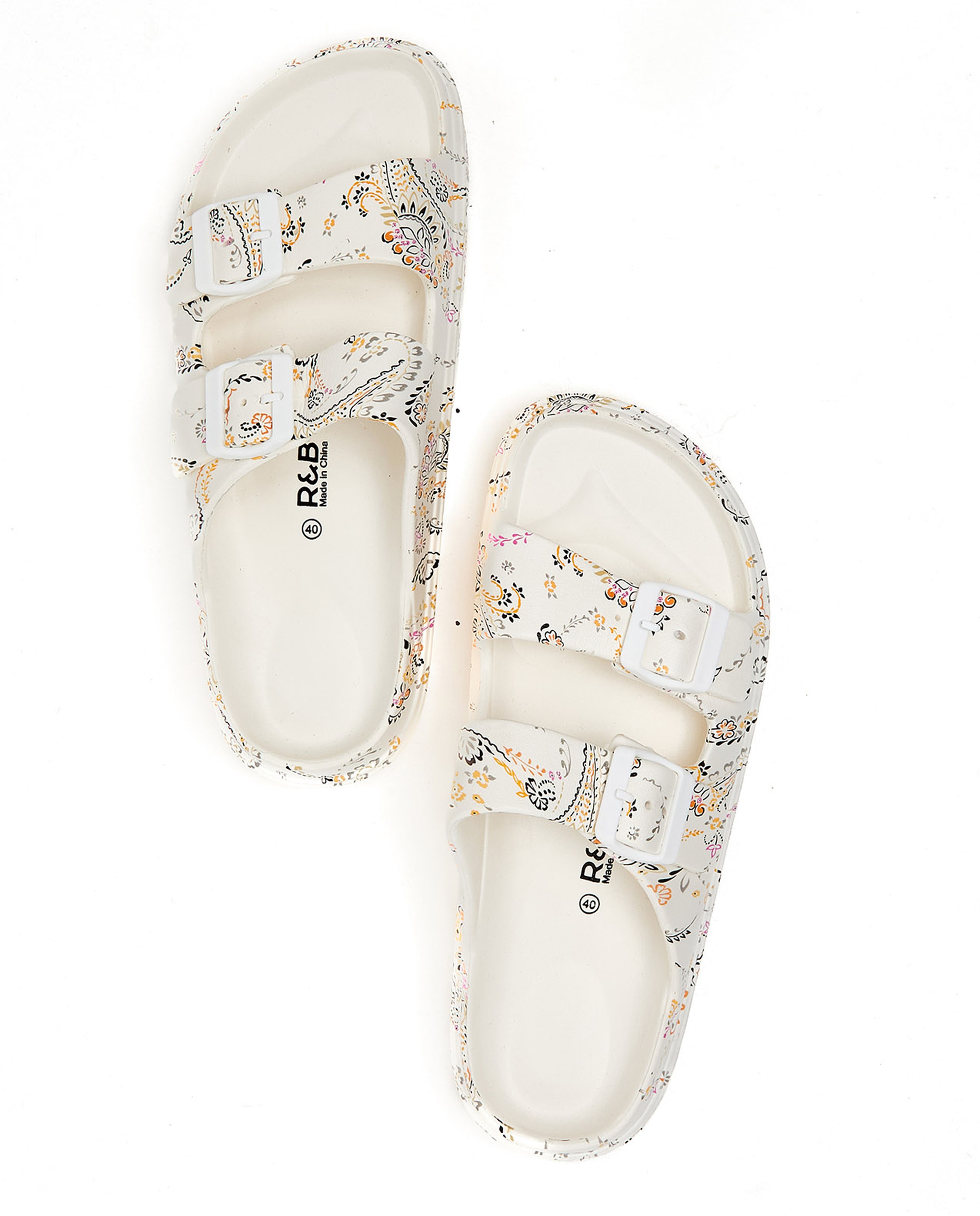 Printed Comfort Sandals