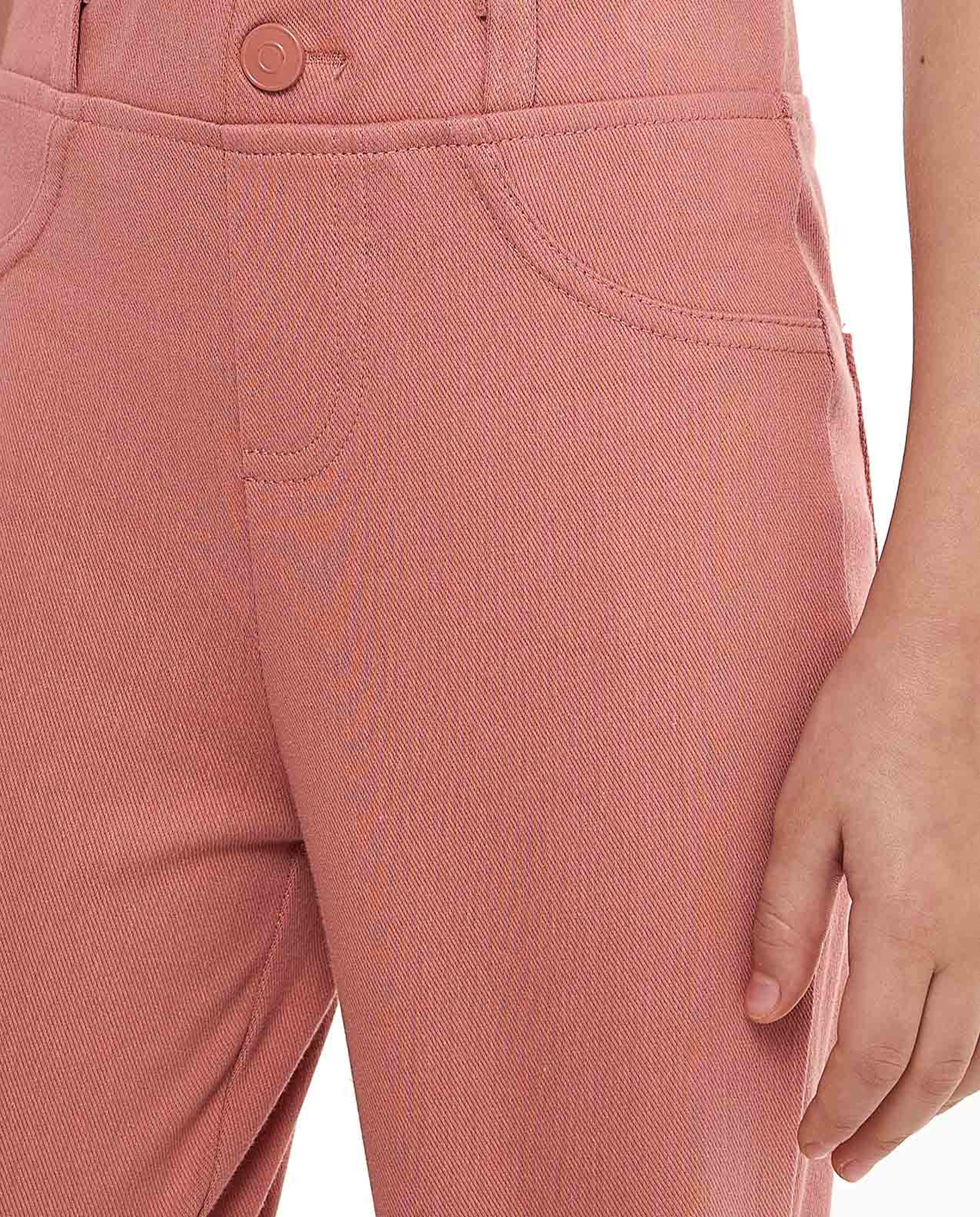 Solid Slim Fit Pants with Elastic Waist