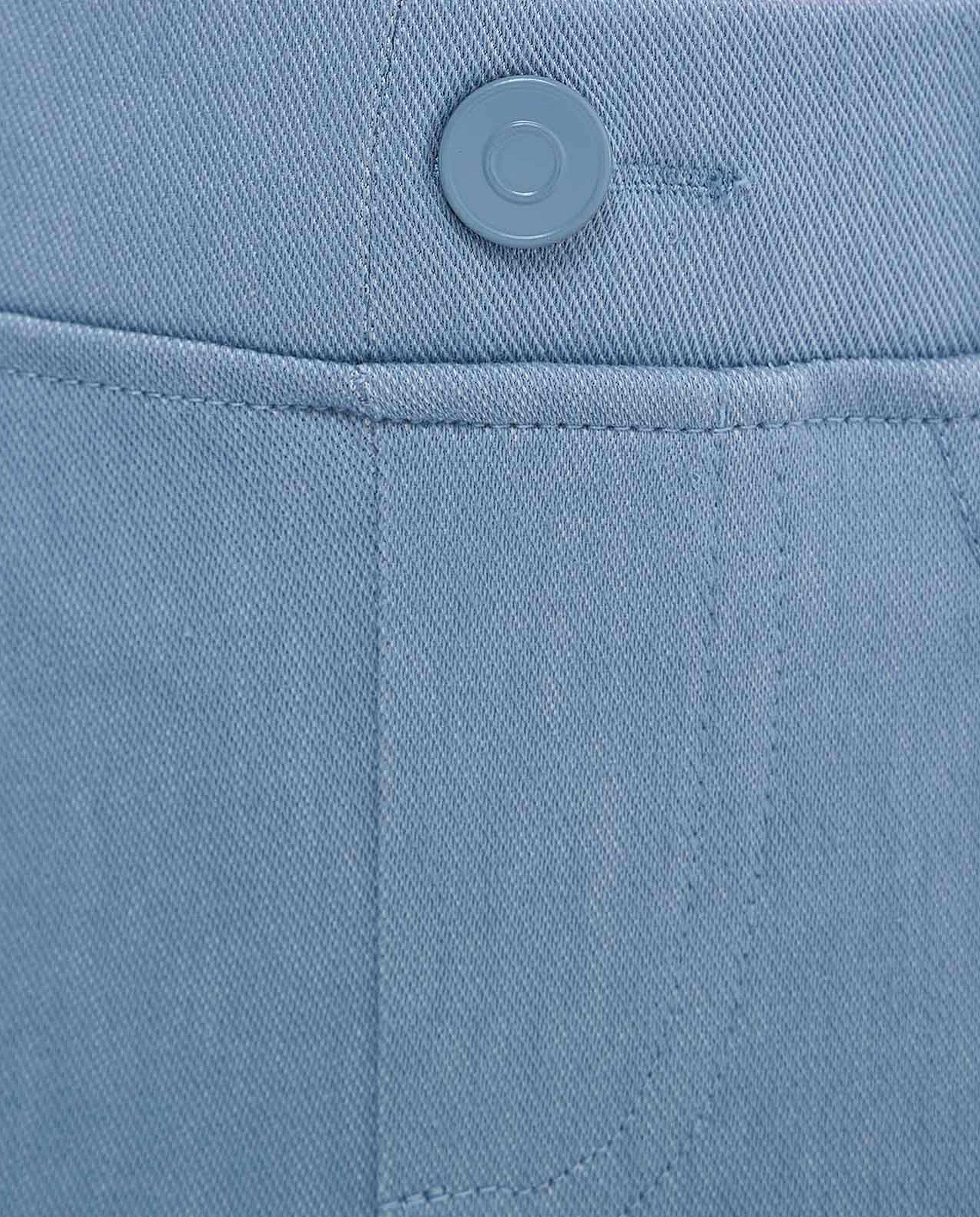 Solid Slim Fit Pants with Elastic Waist