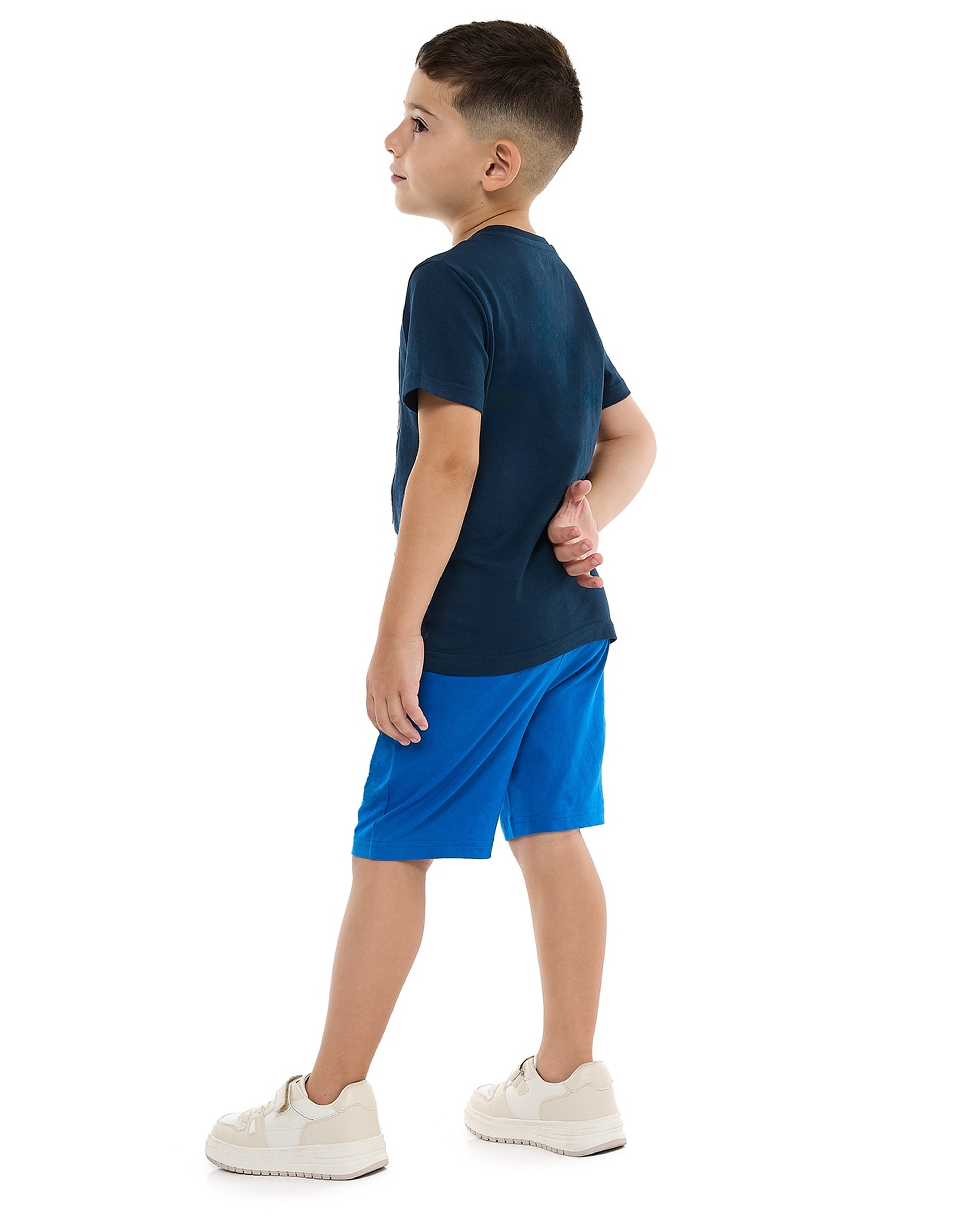 Graphic Print T-Shirt with Crew Neck and Short Sleeves