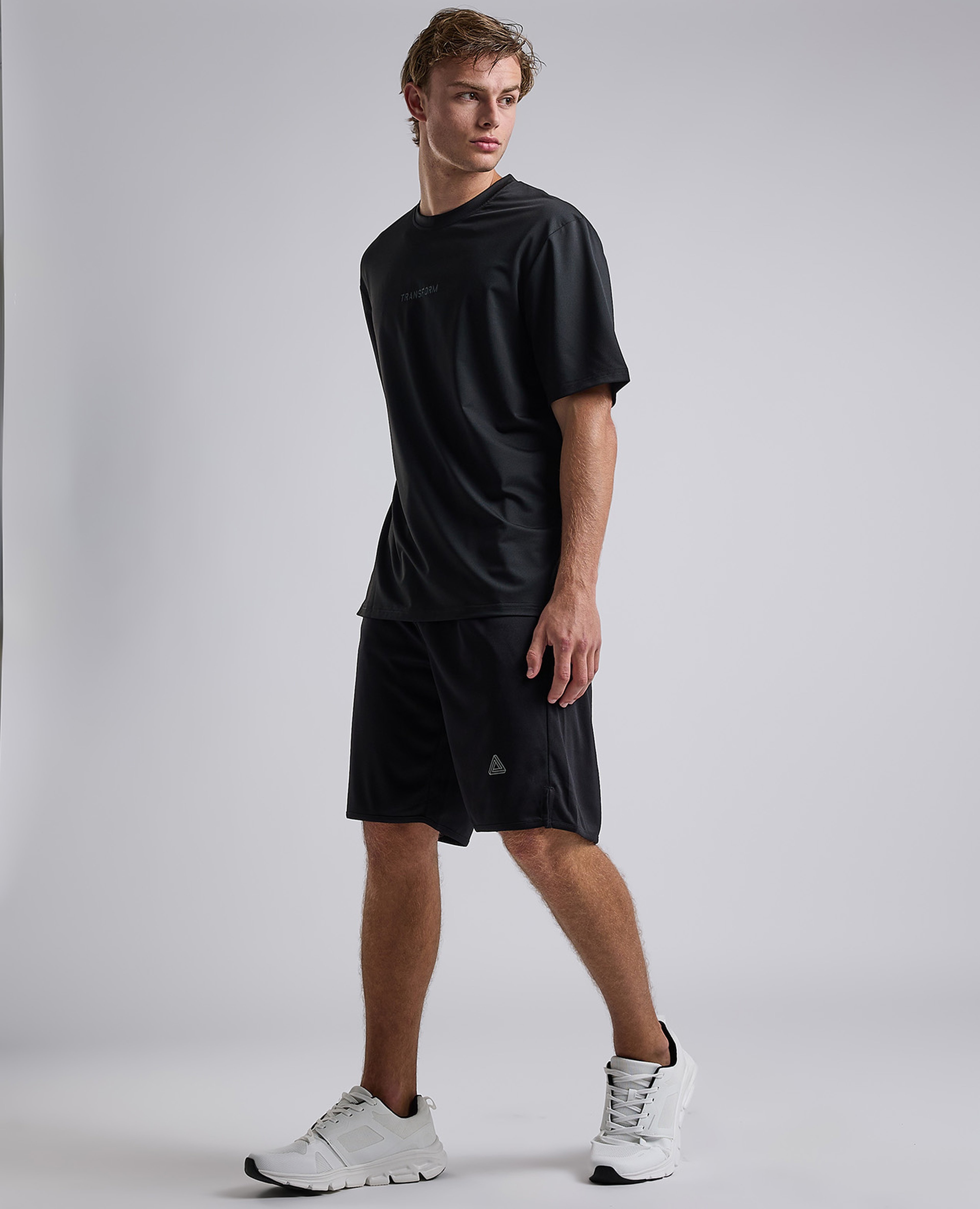 Logo Detail Shorts with Elastic Waist