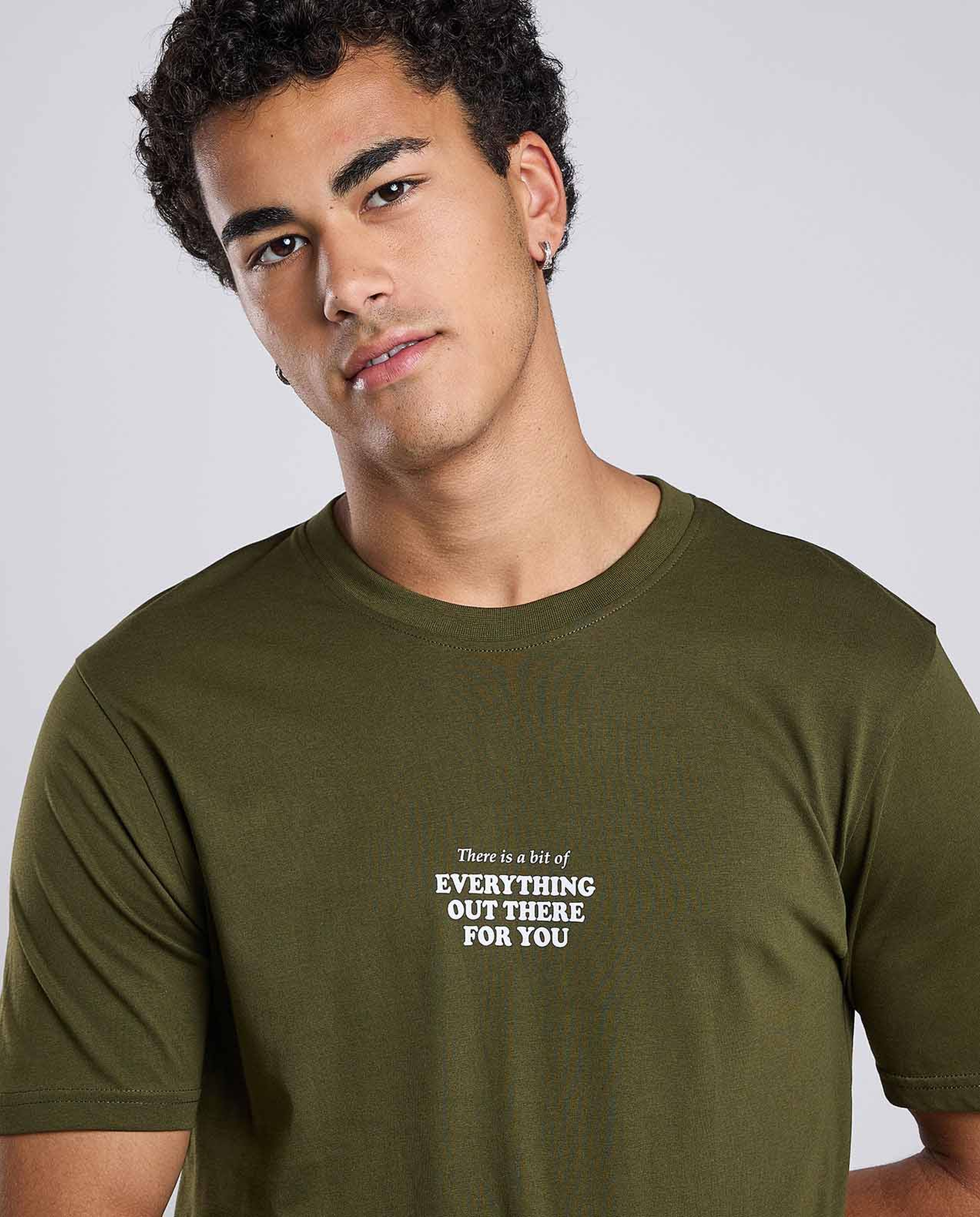 Printed T-Shirt wit Crew Neck and Short Sleeves