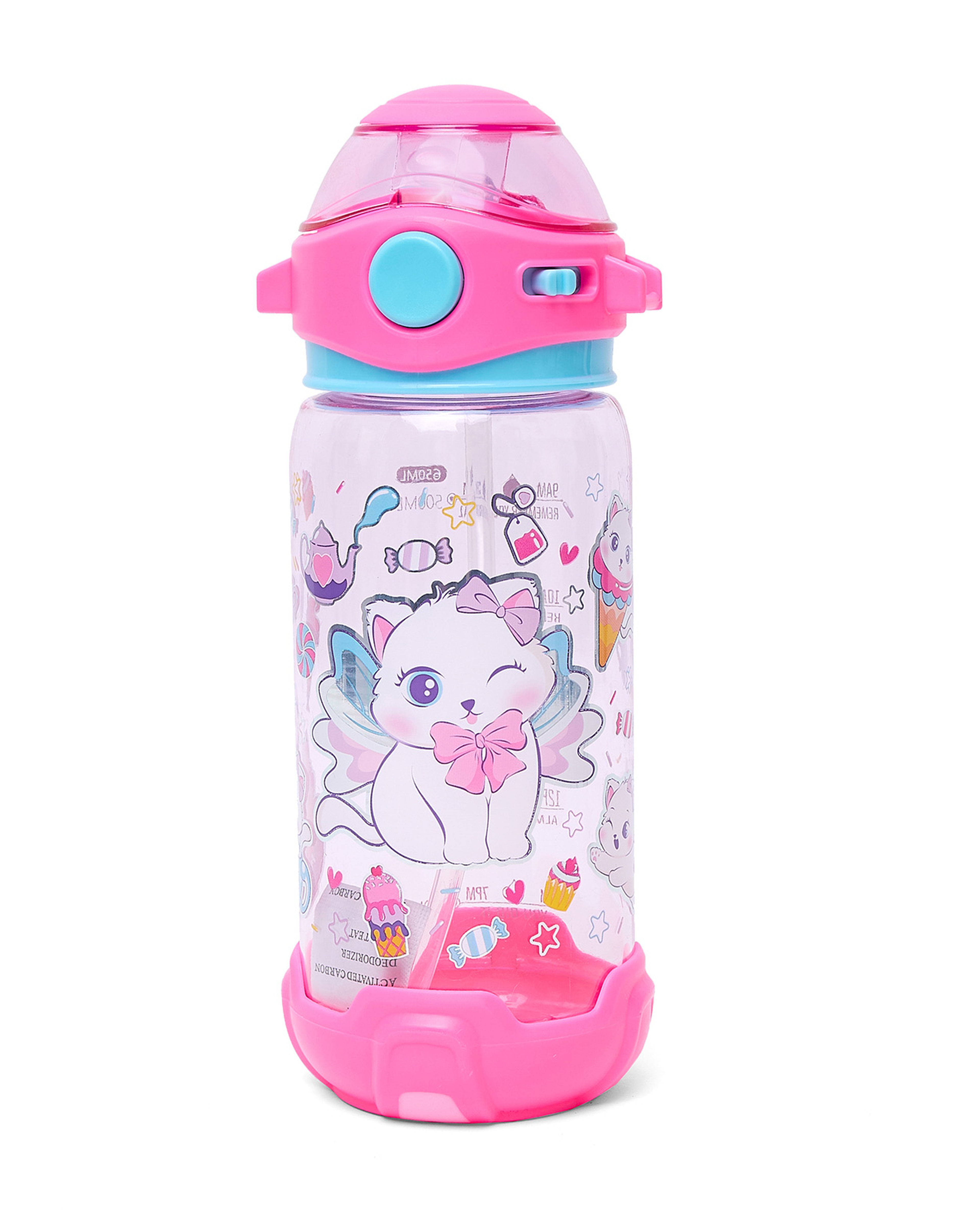 Printed Sipper Water Bottle, 650ml