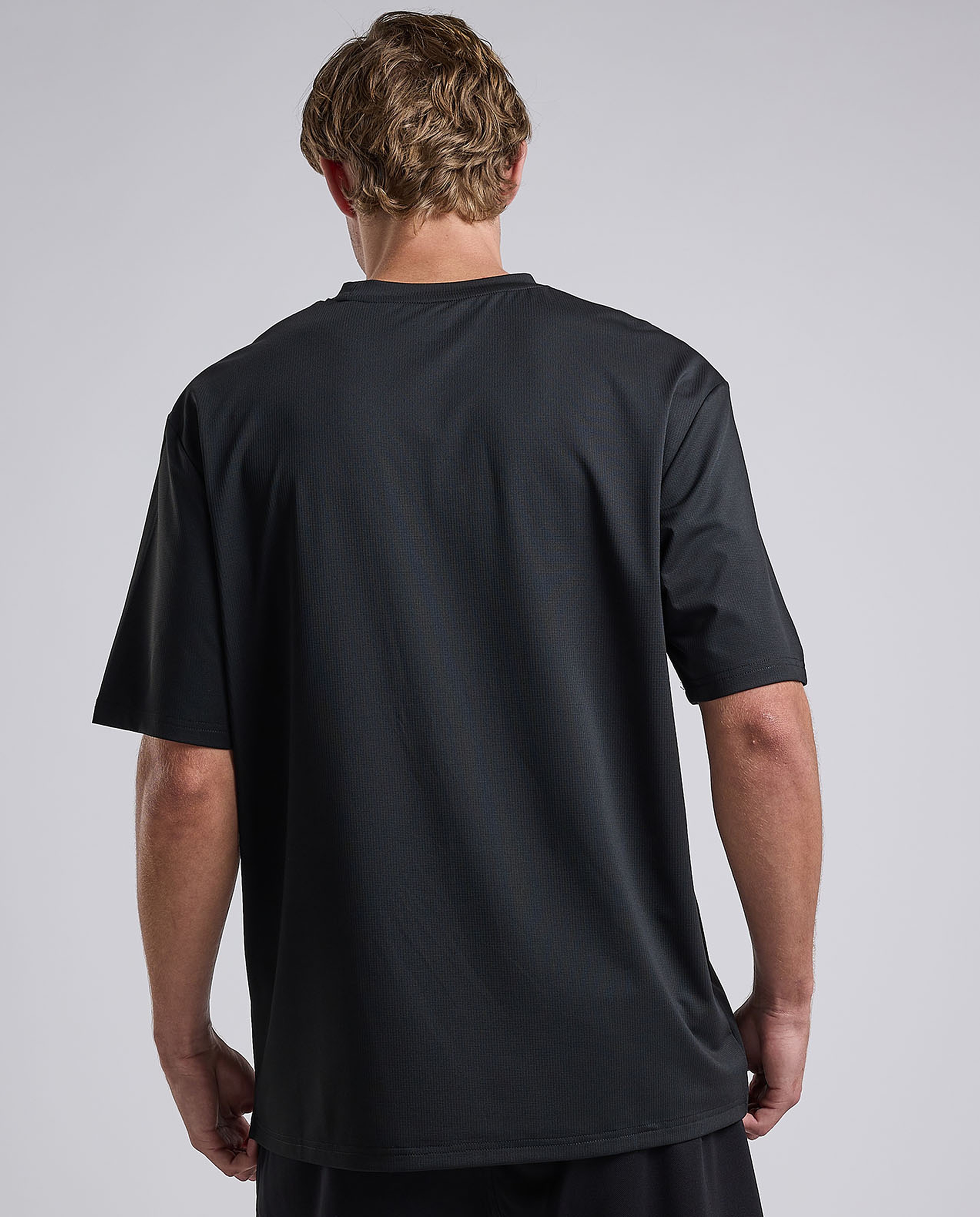 Printed Active T-Shirt with Crew Neck and Short Sleeves