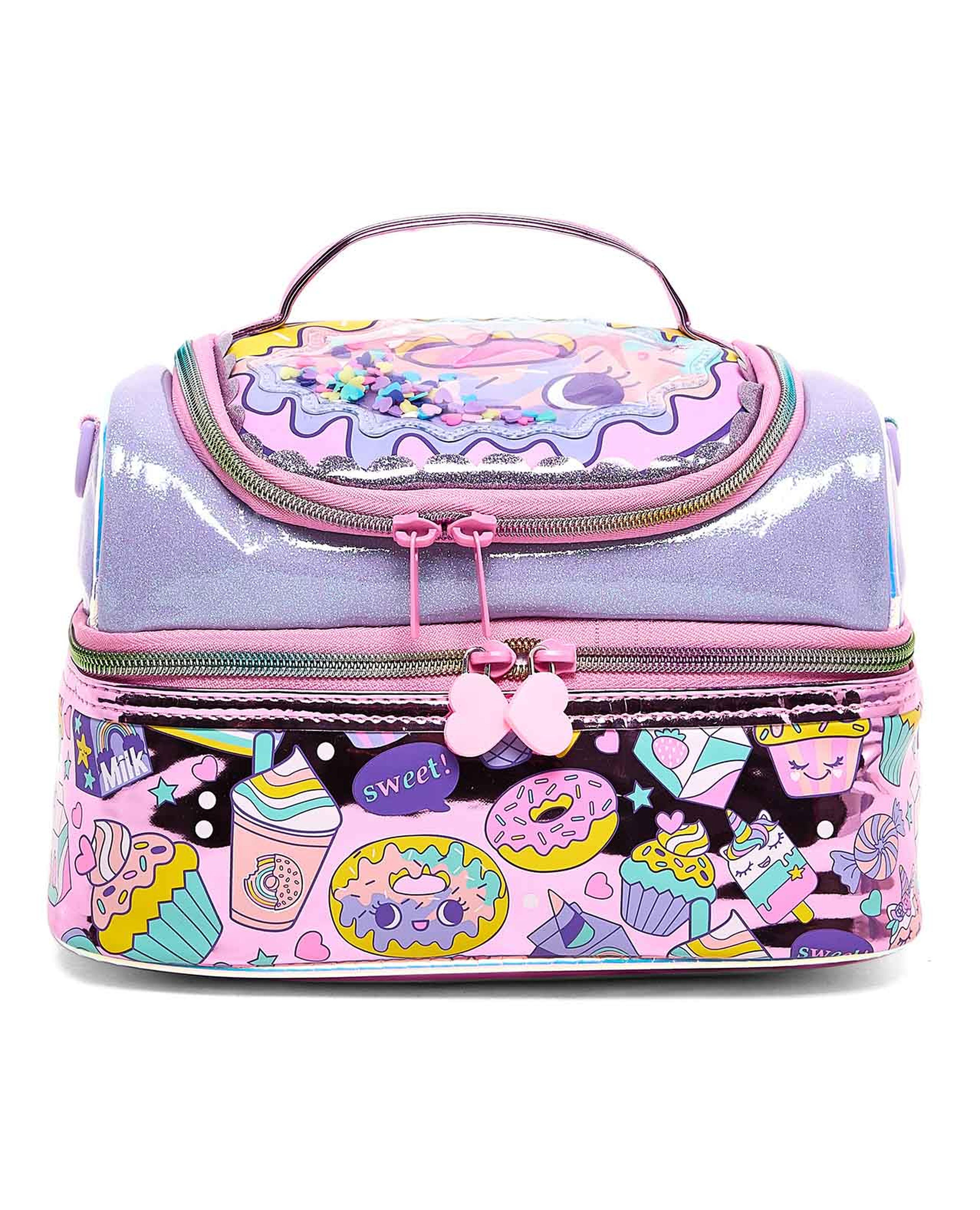 Appliqued Double Layer Lunch Bag