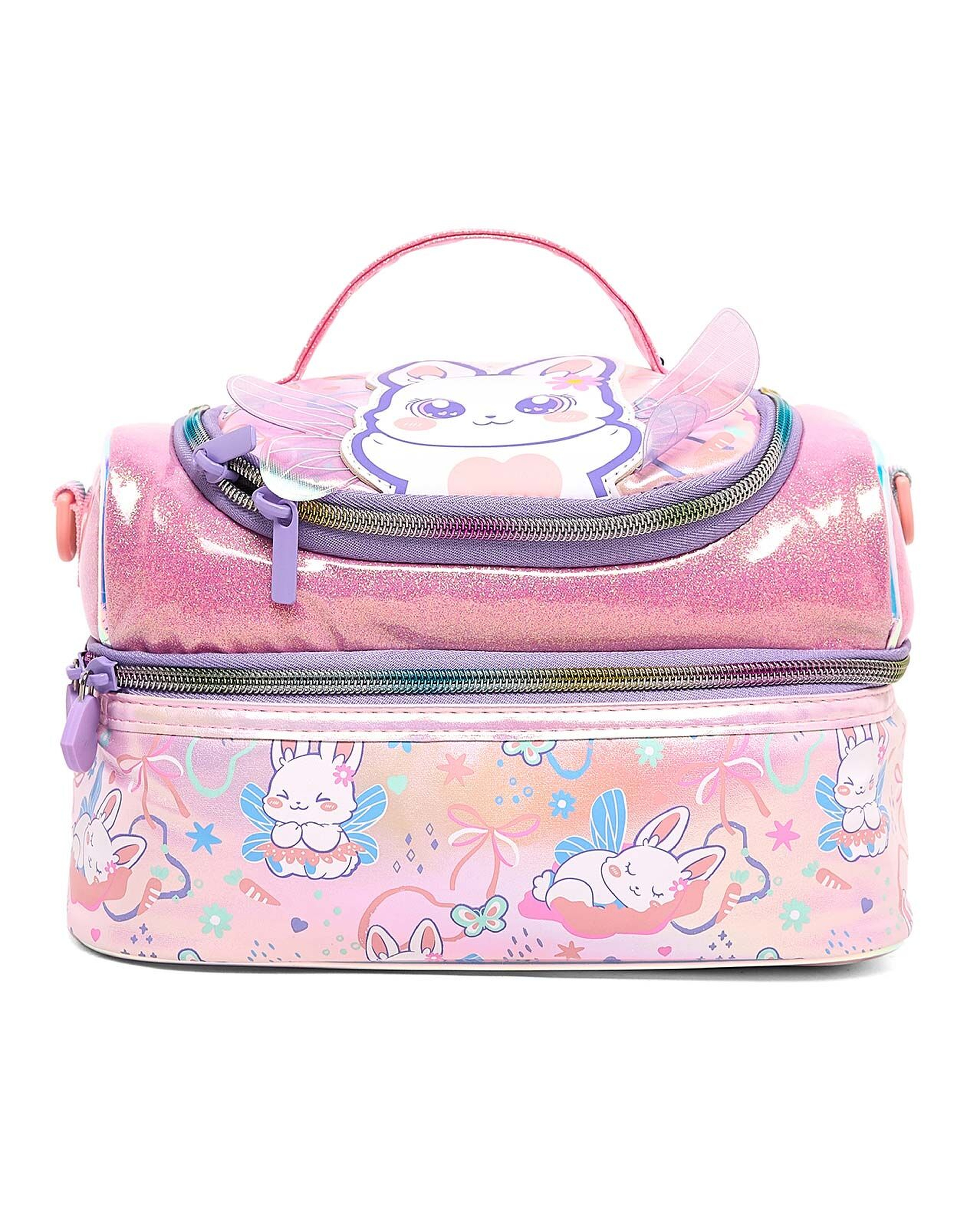 Appliqued Double Layer Lunch Bag