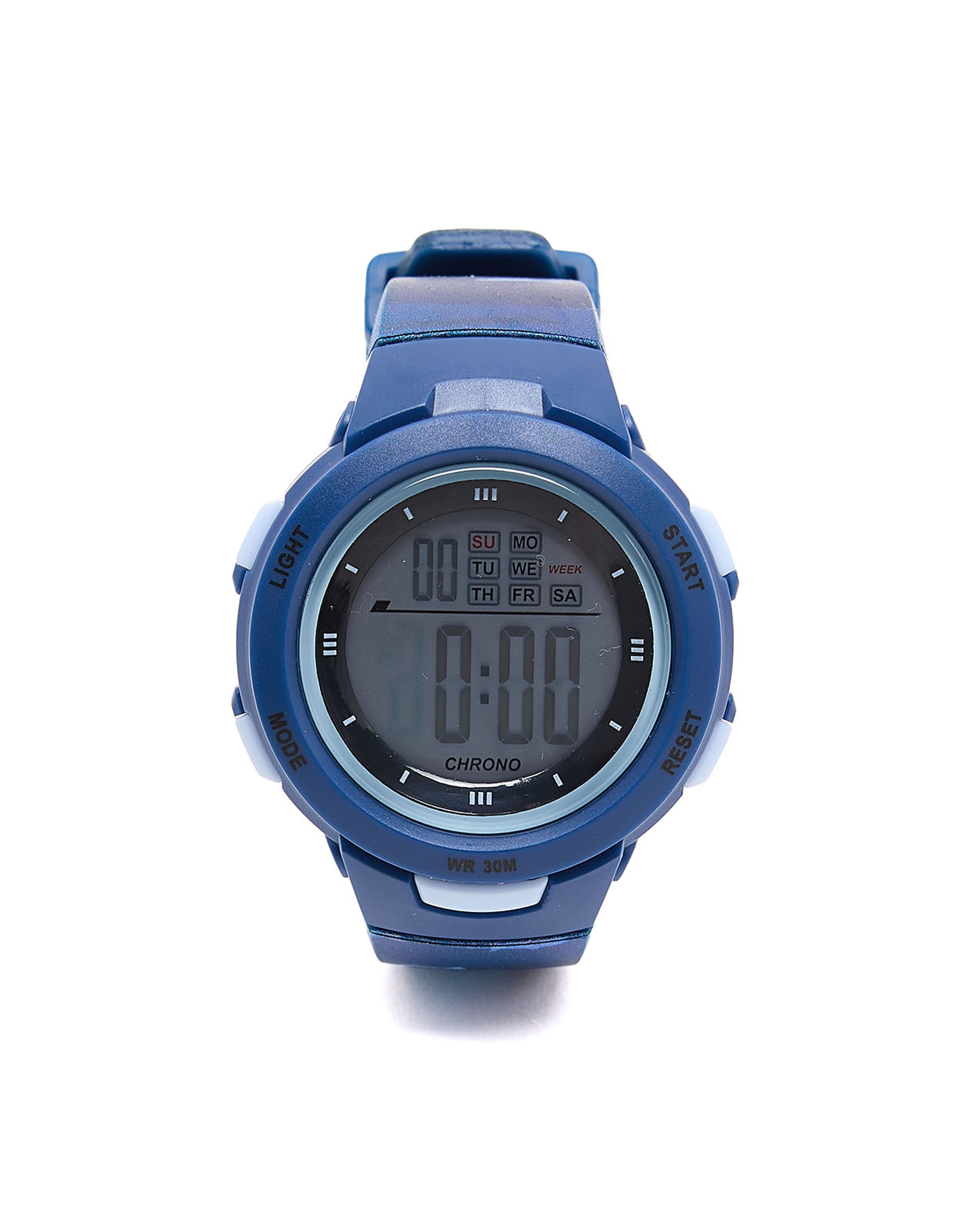 ساعة رقمية بسوار سيليكون