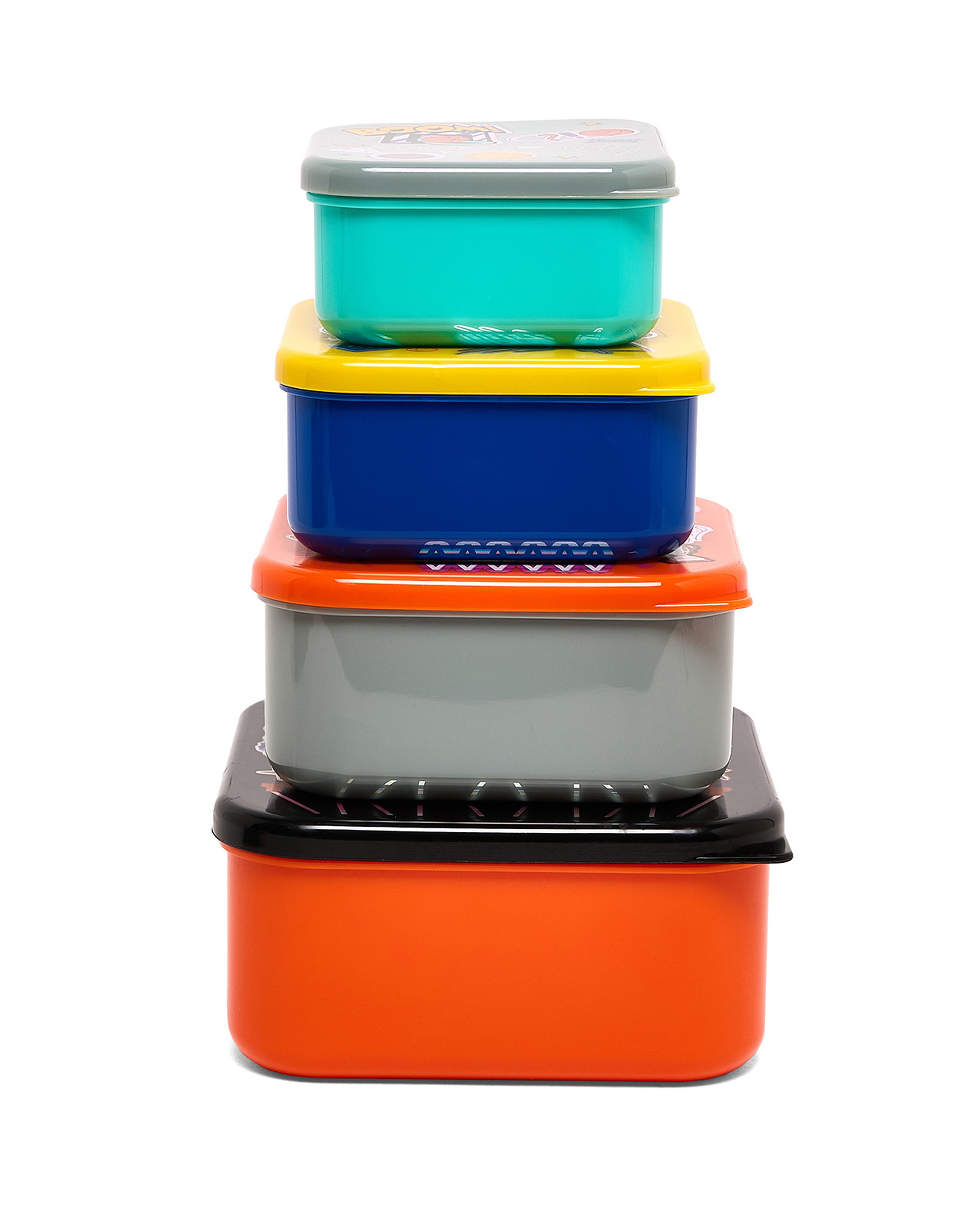 4 Piece Lunch Box Set