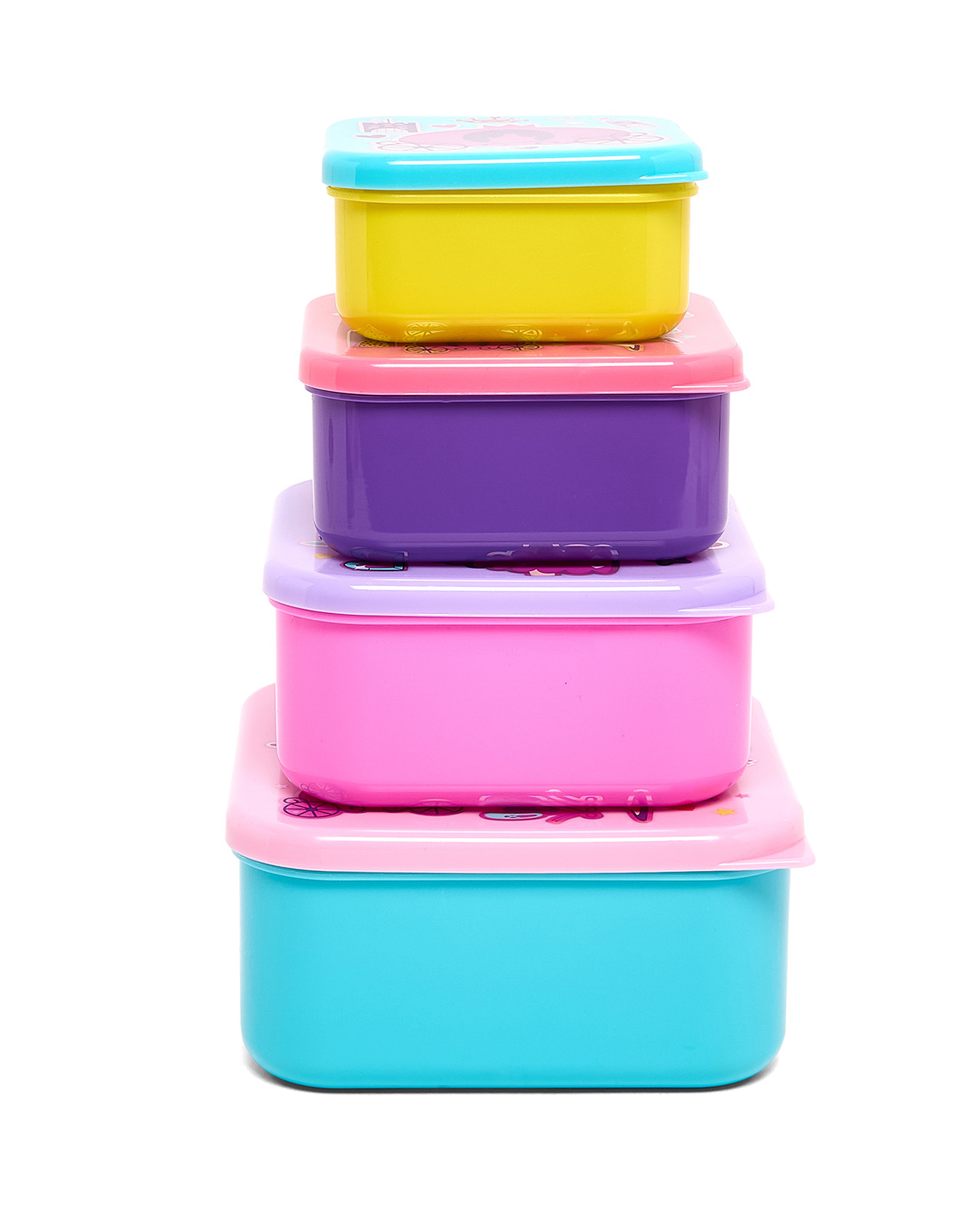 4 Piece Lunch Box Set