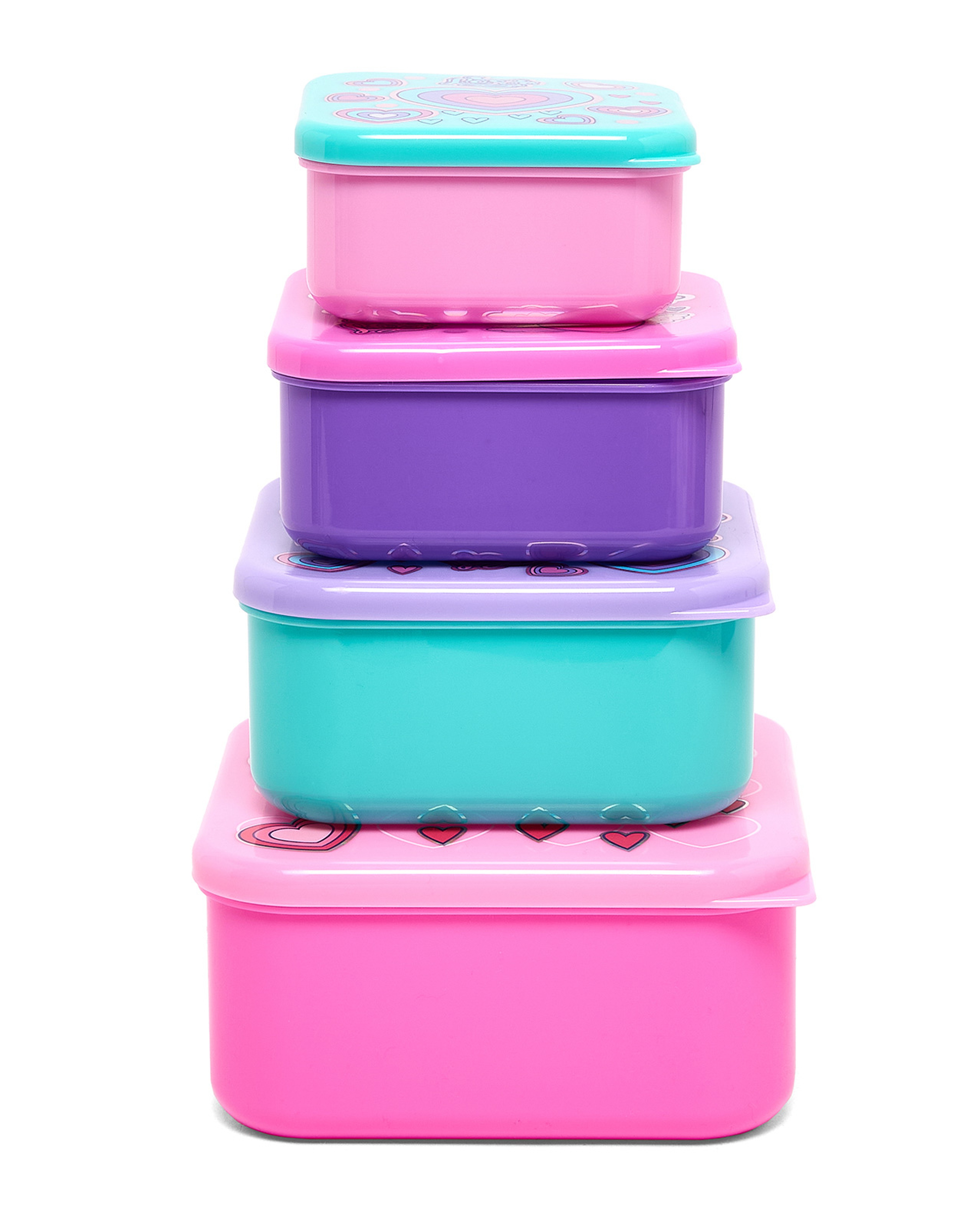 4 Piece Lunch Box Set