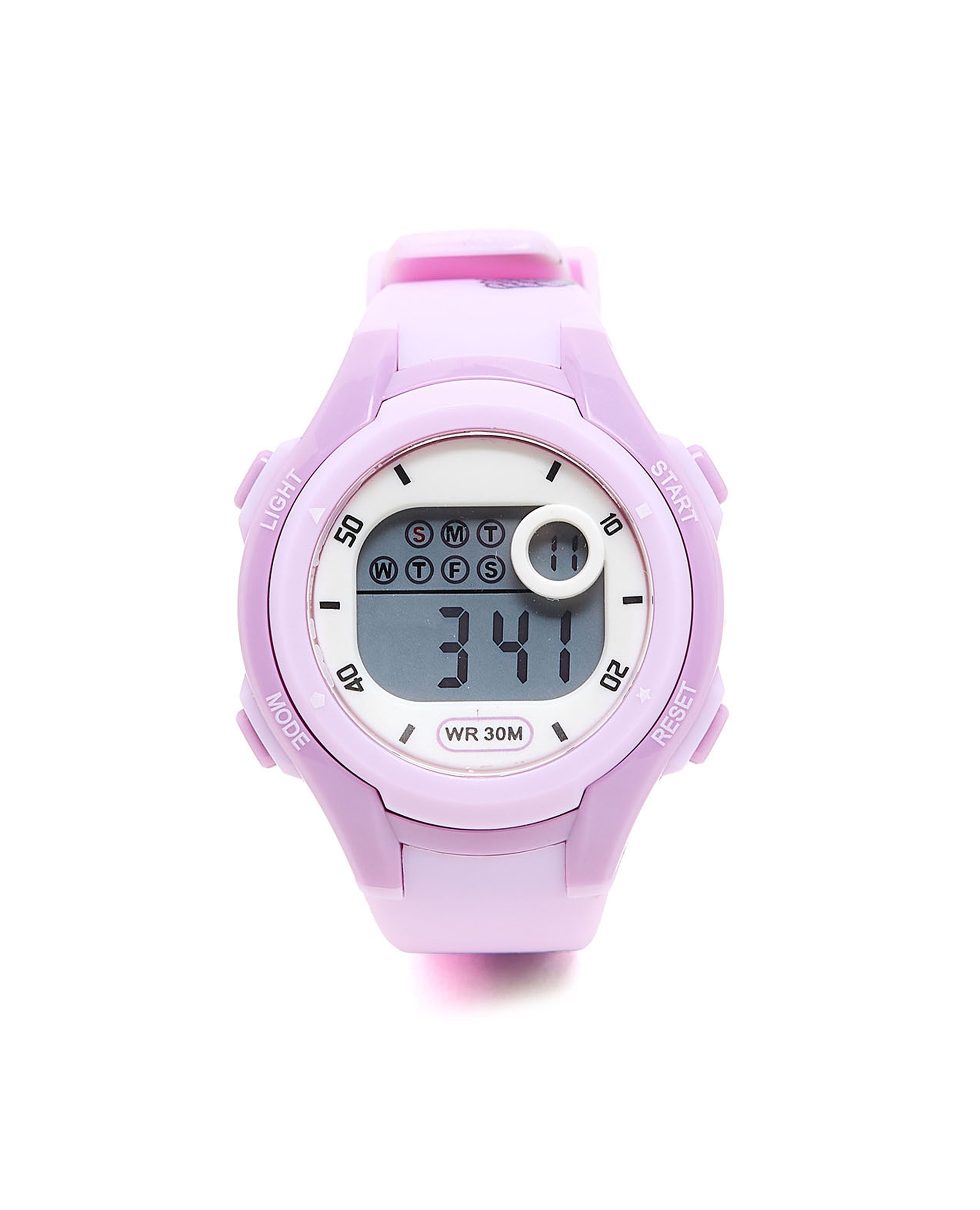 ساعة رقمية بسوار سيليكون