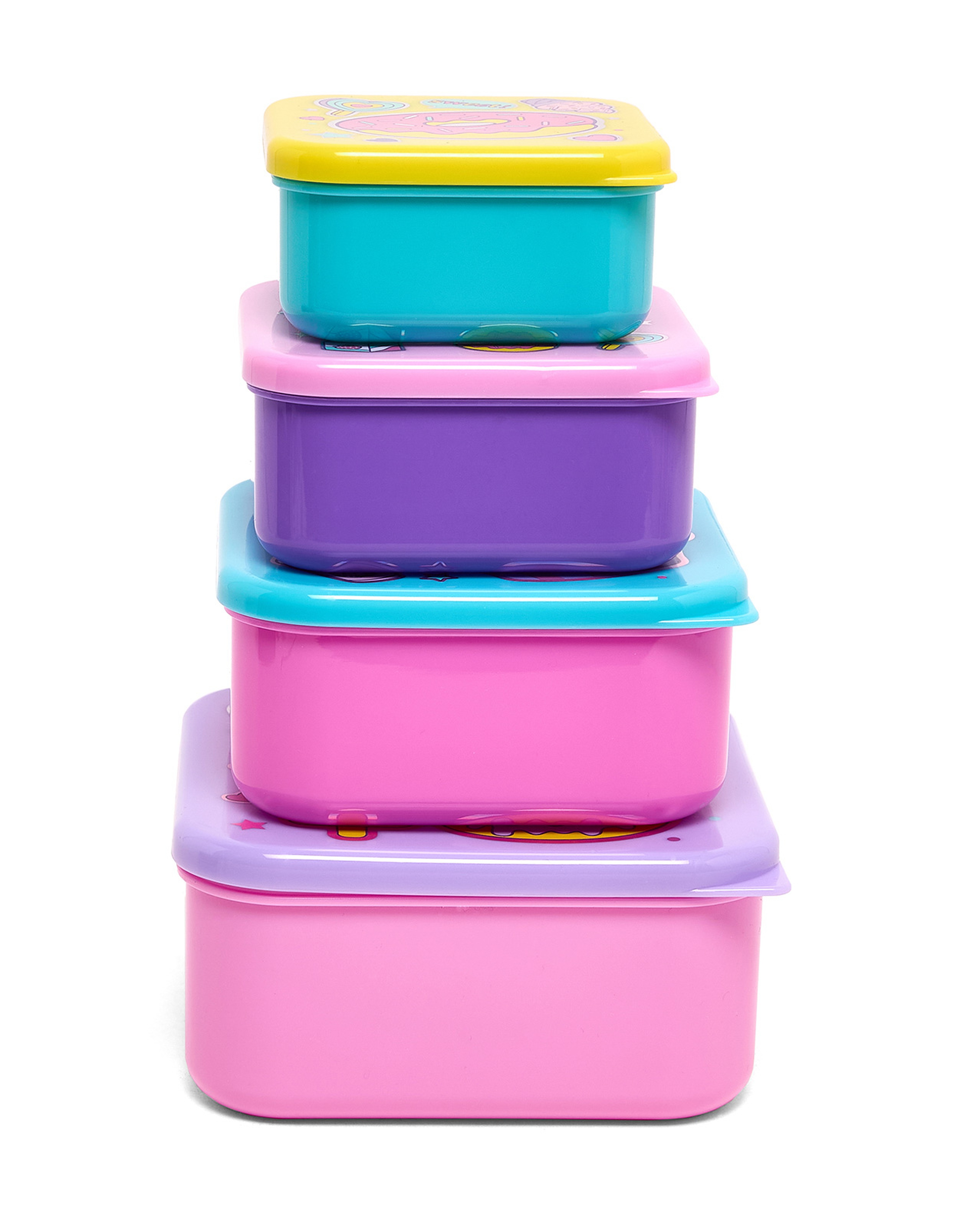 4 Piece Lunch Box Set