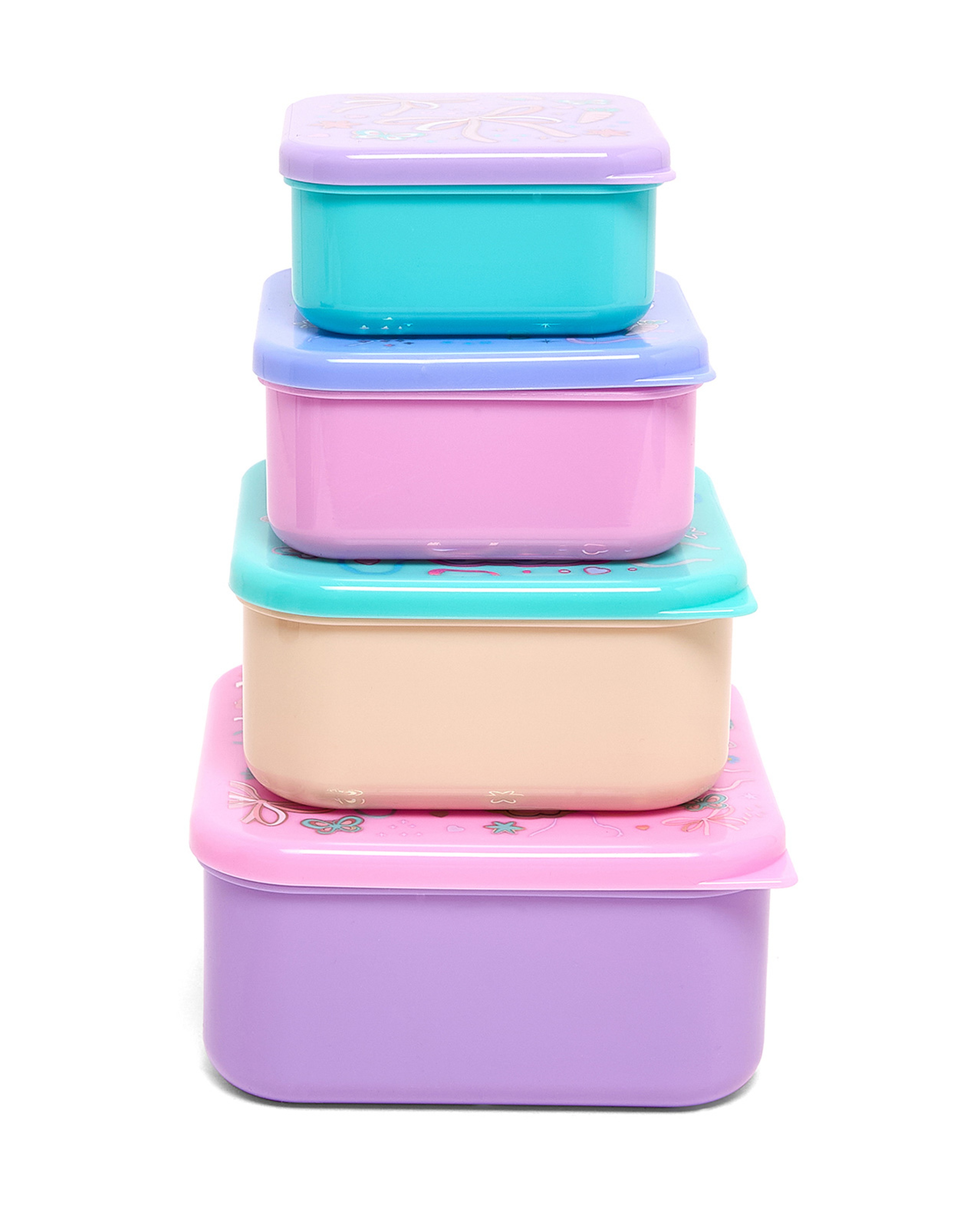 4 Piece Lunch Box Set