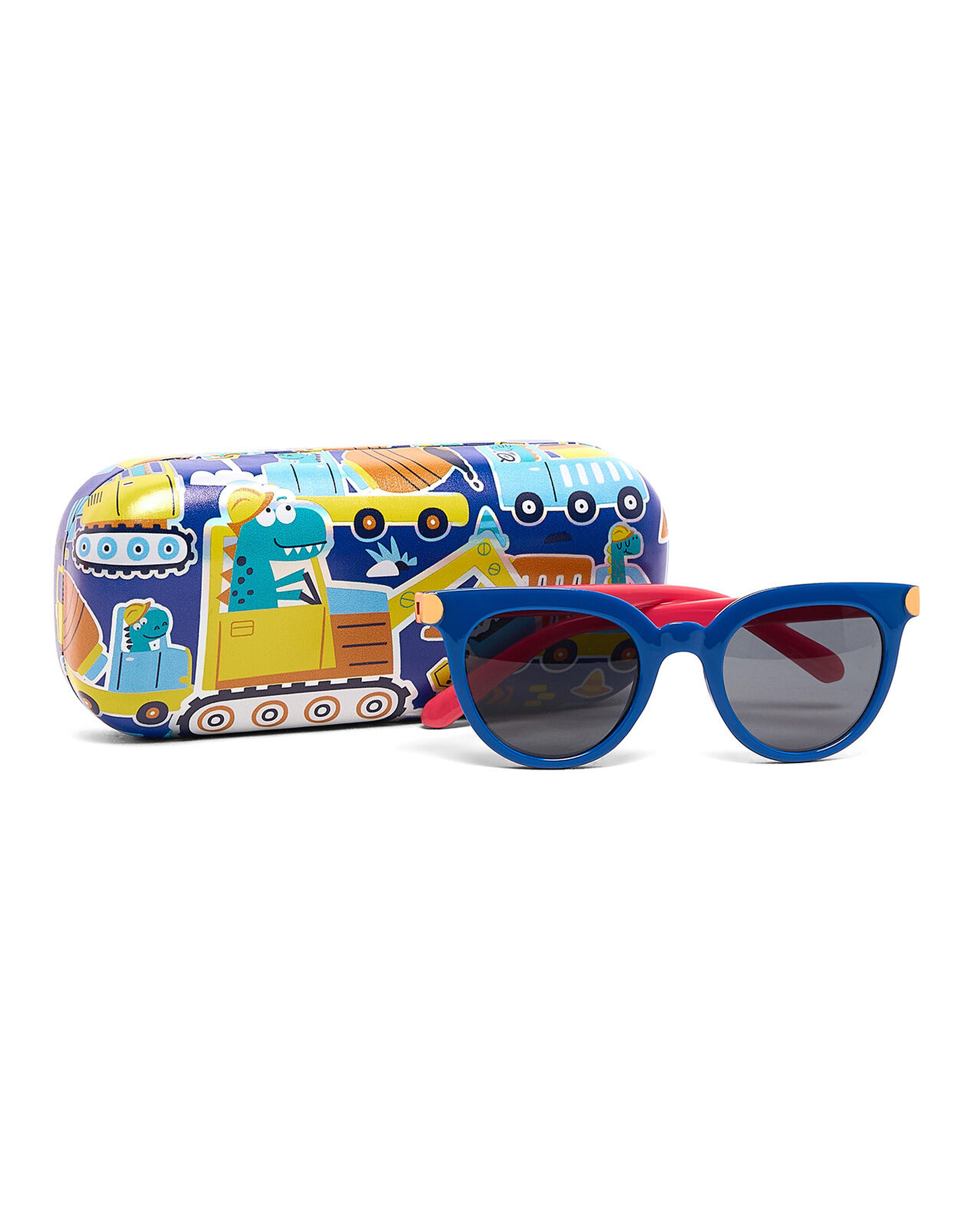 Round Sunglasses with Case