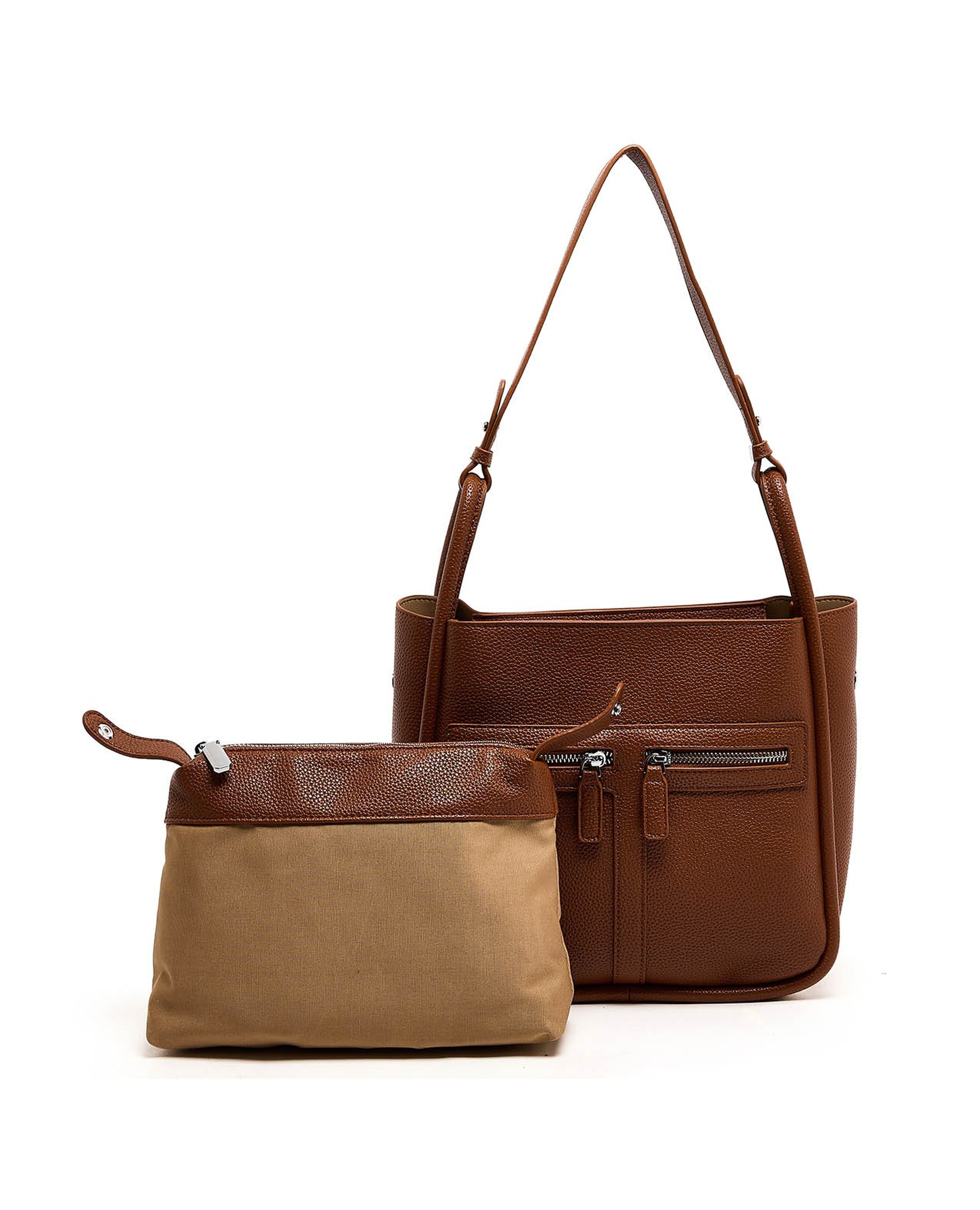 حقيبة كتف مع حافظة