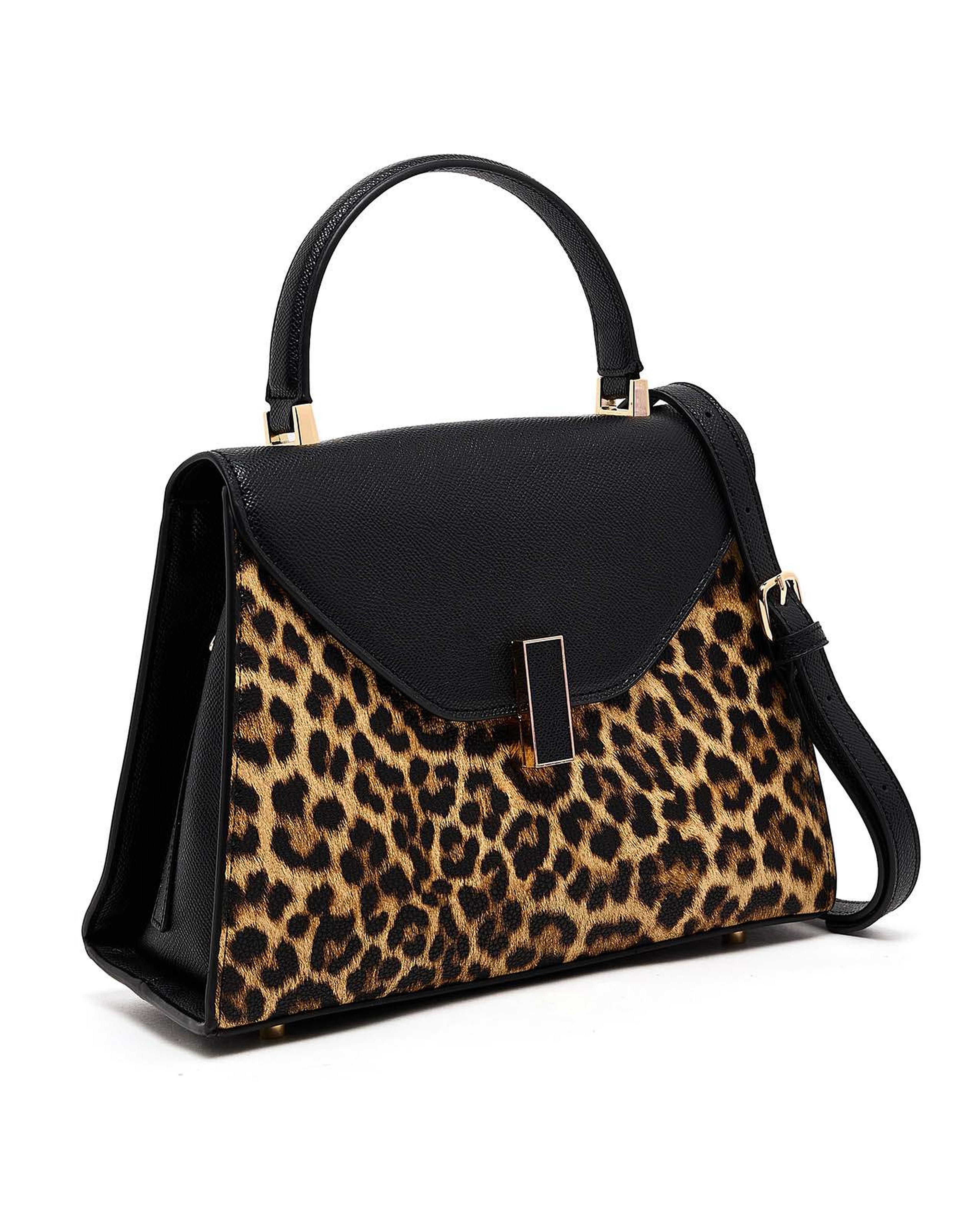 Animal Printed Top Handle Bag