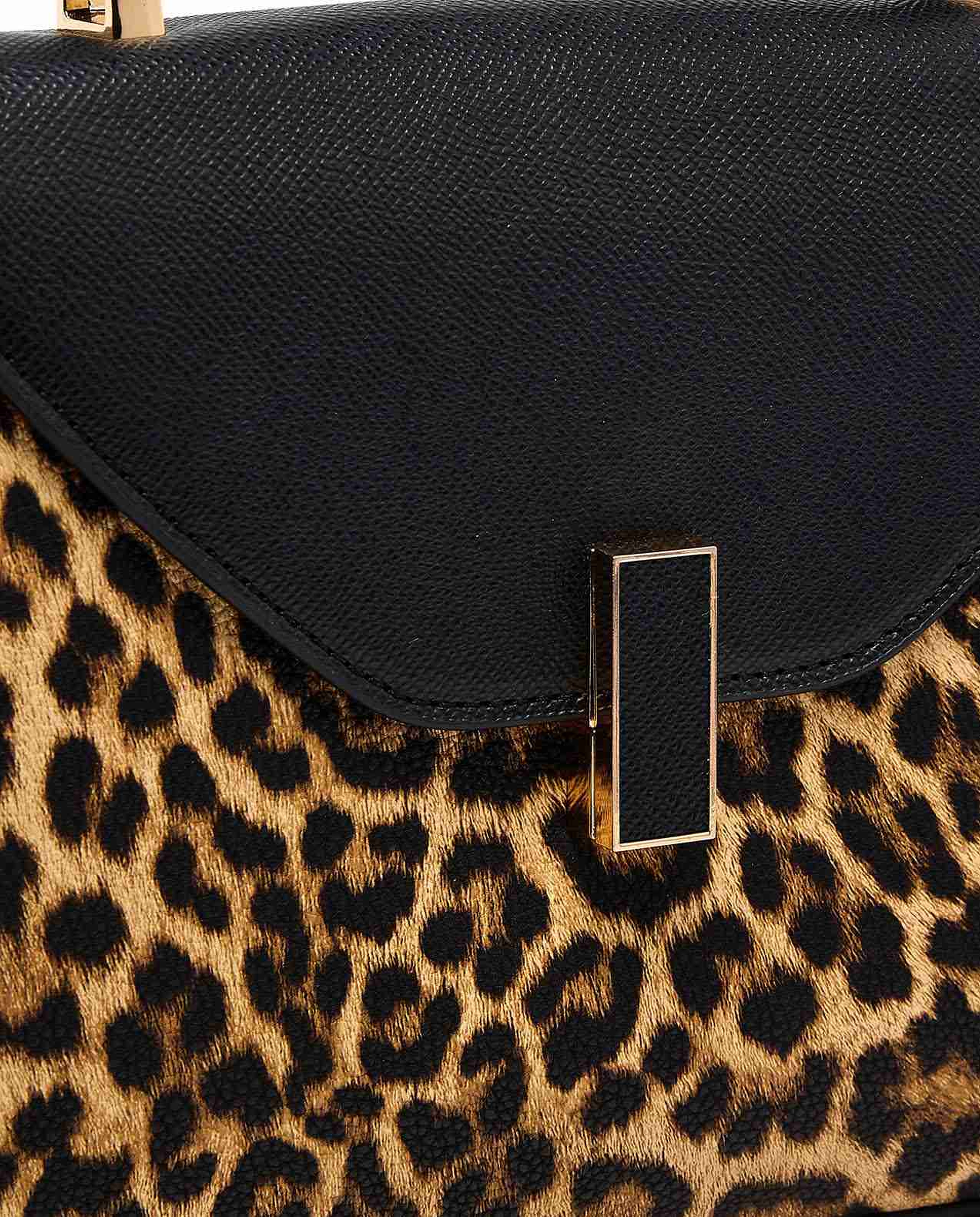 Animal Printed Top Handle Bag