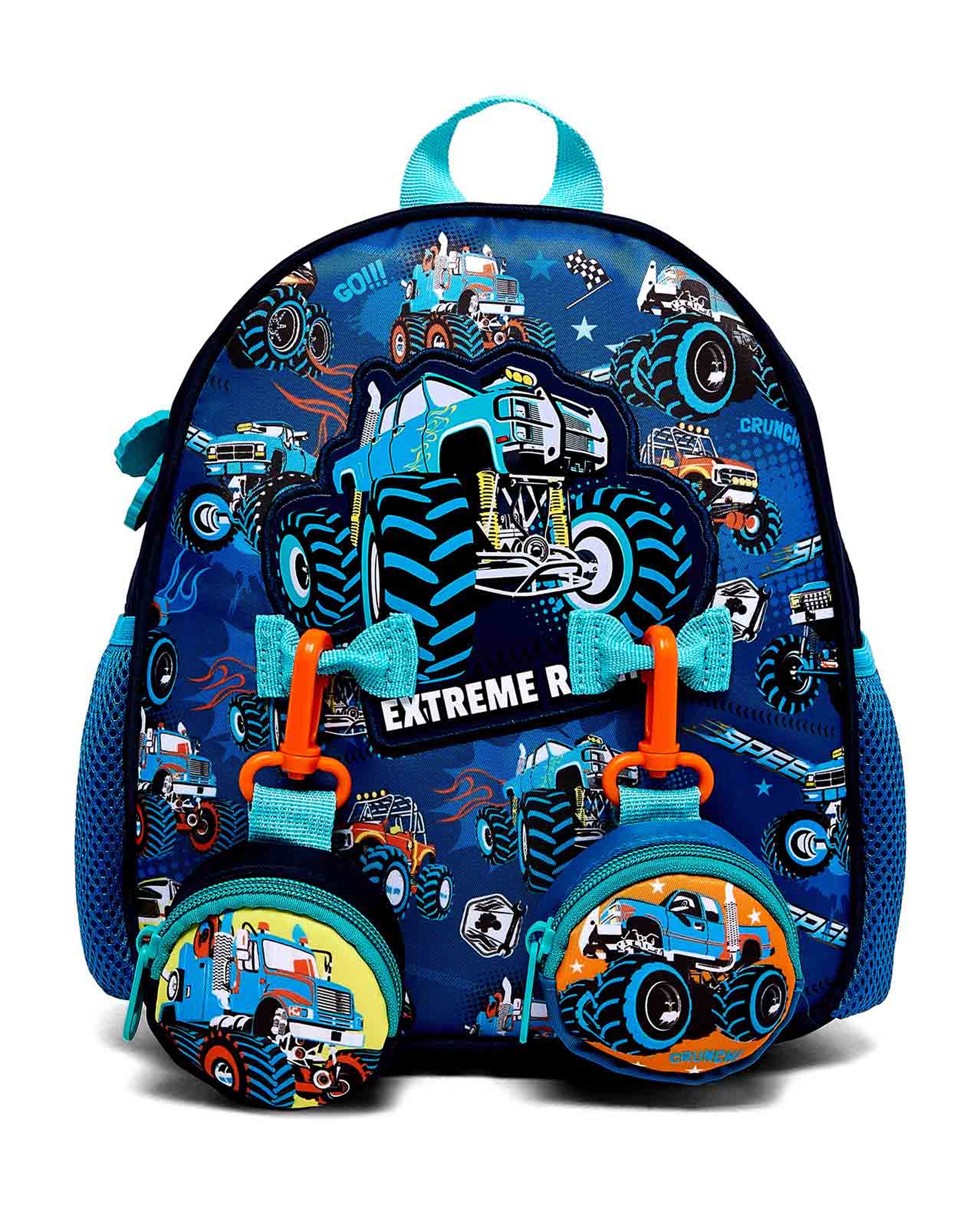 Appliqued Backpack with Pouches