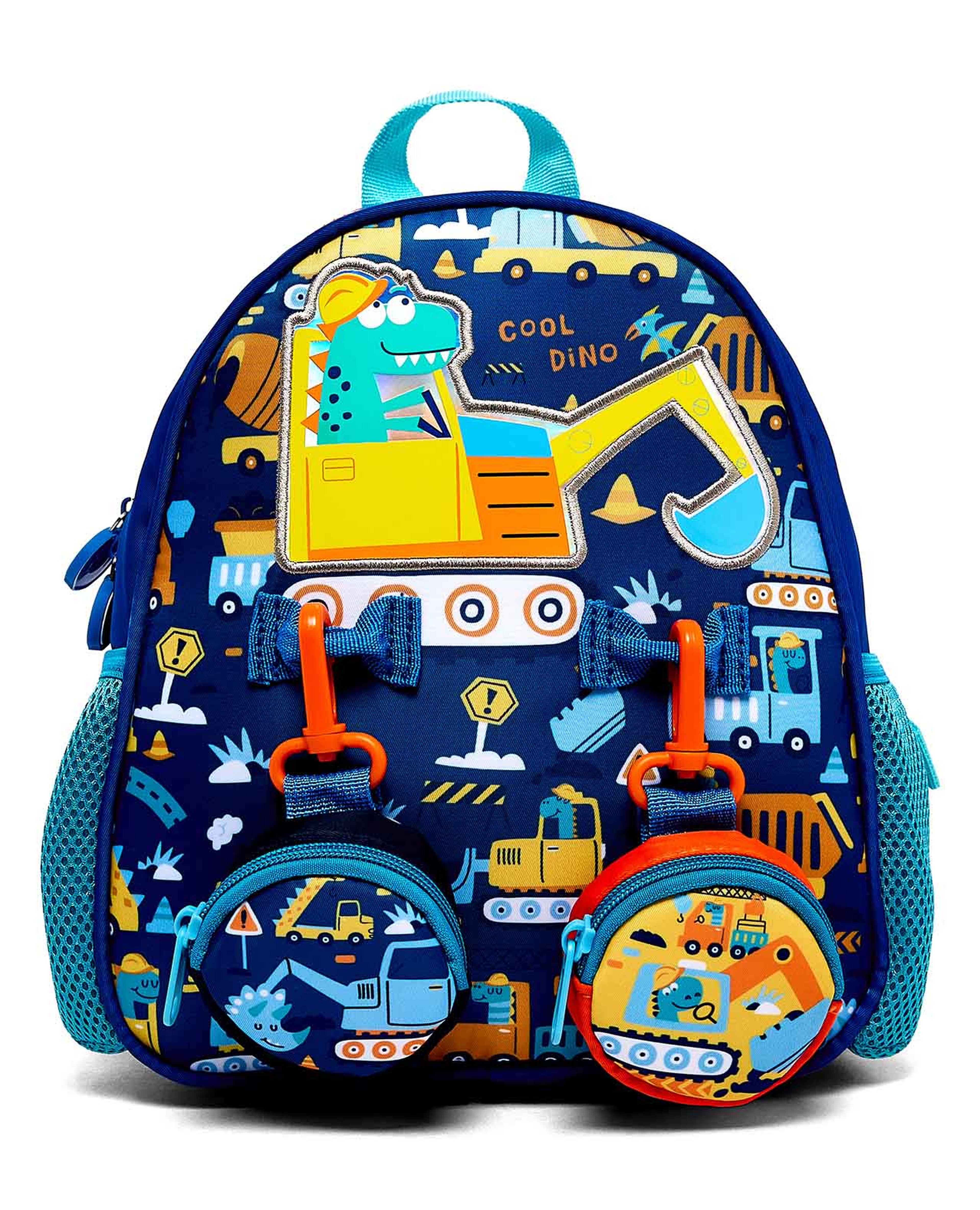 Appliqued Backpack with Pouches
