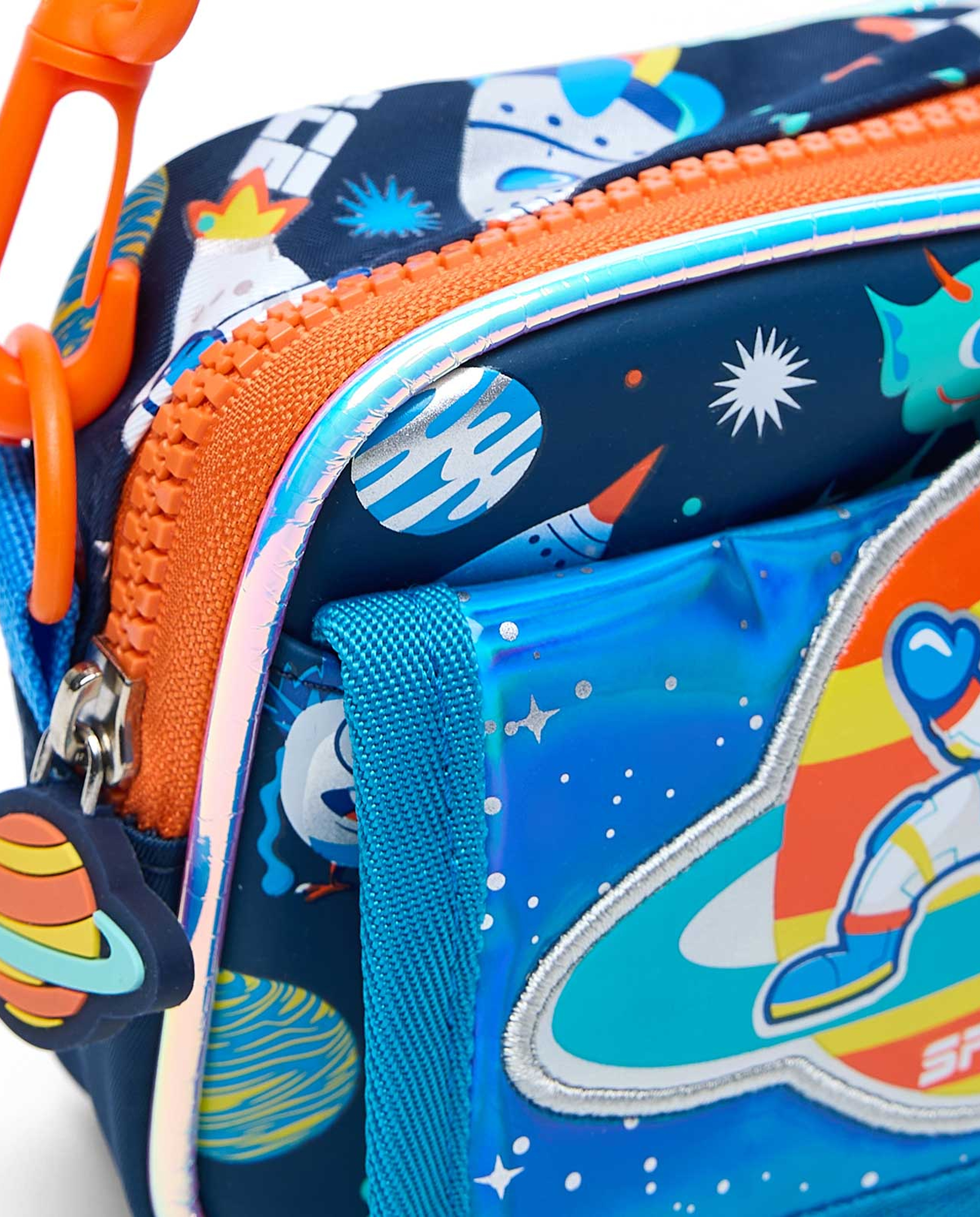 Appliqued Crossbody Bag