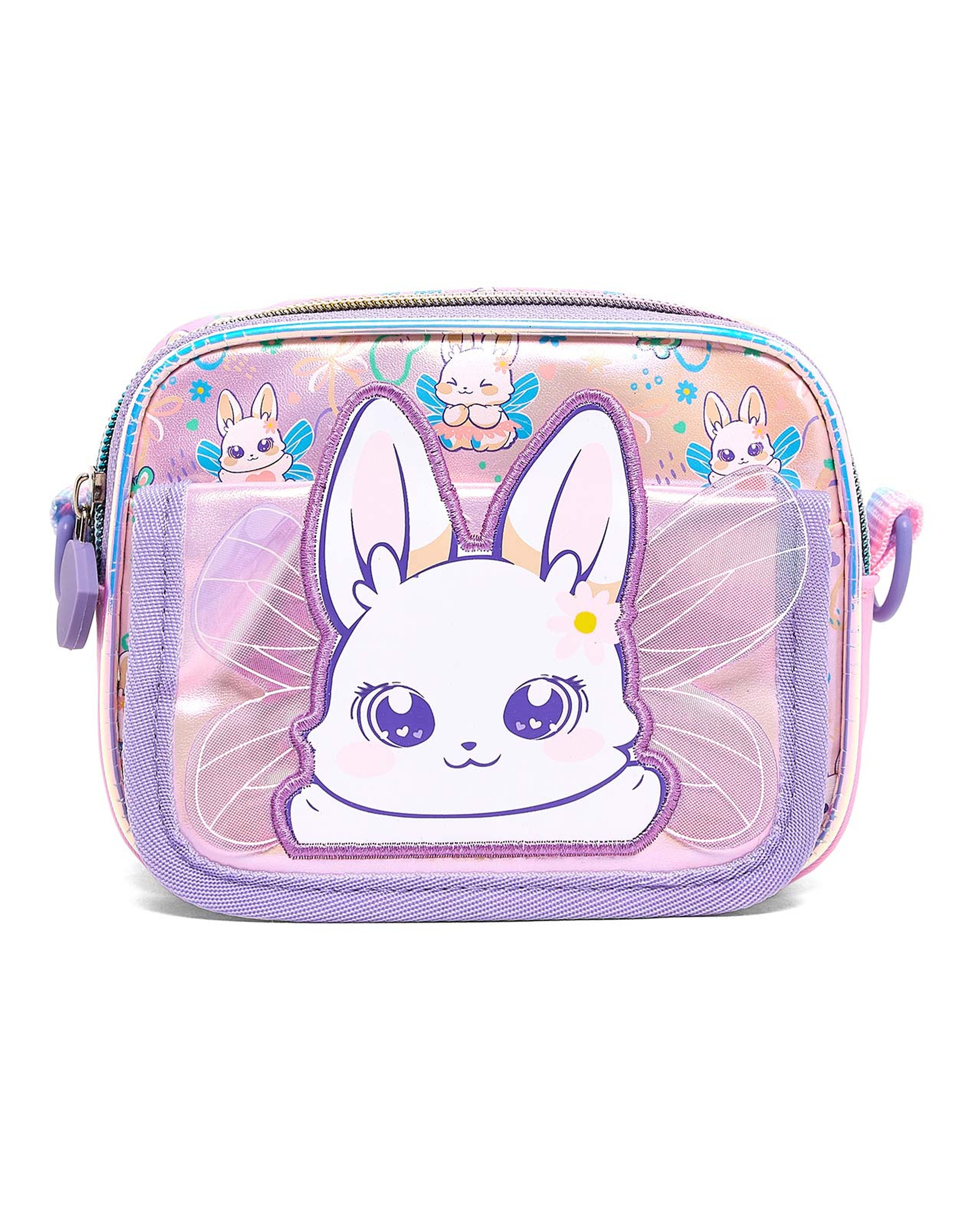 Appliqued Crossbody Bag