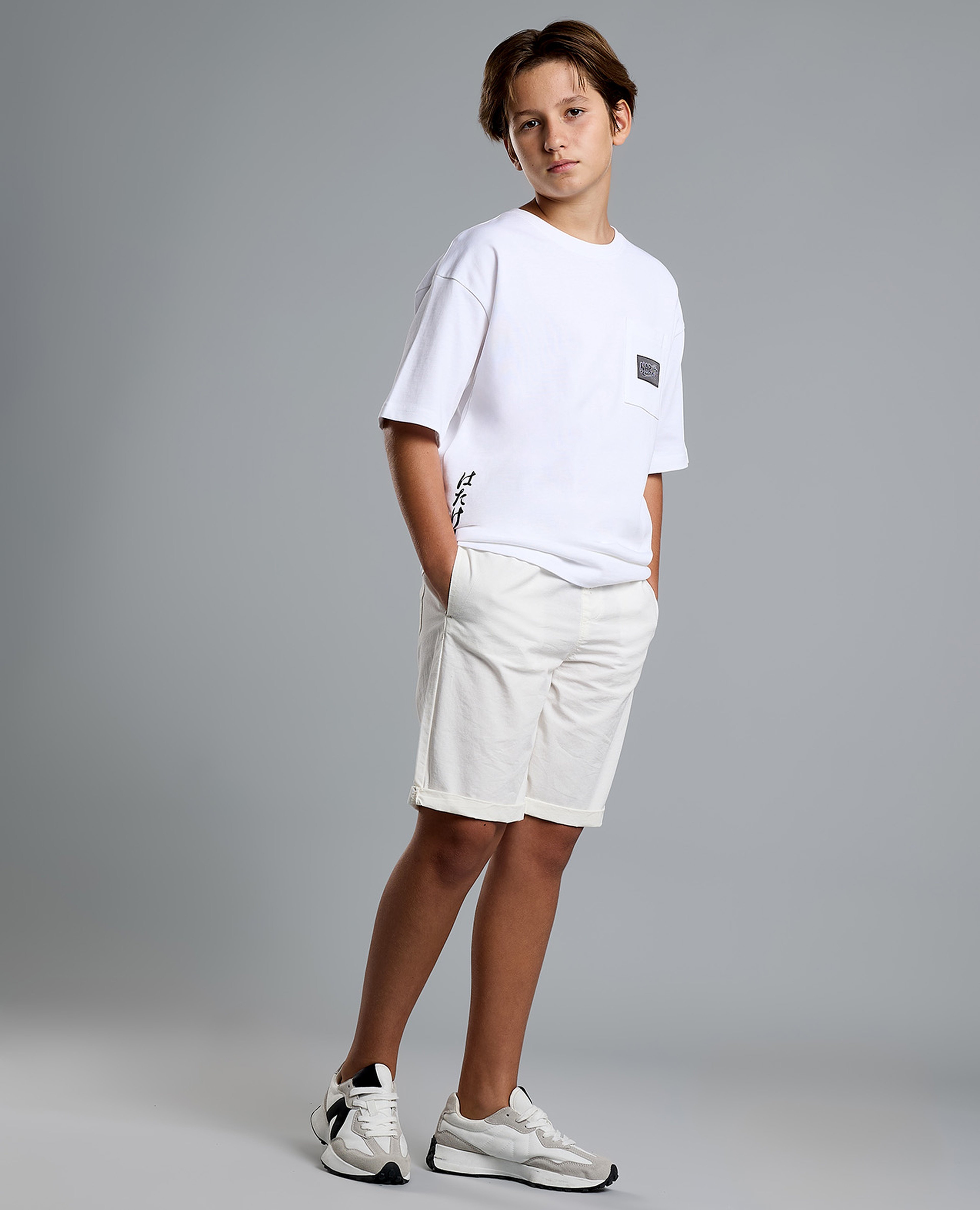 Textured Shorts with Drawstring Waist